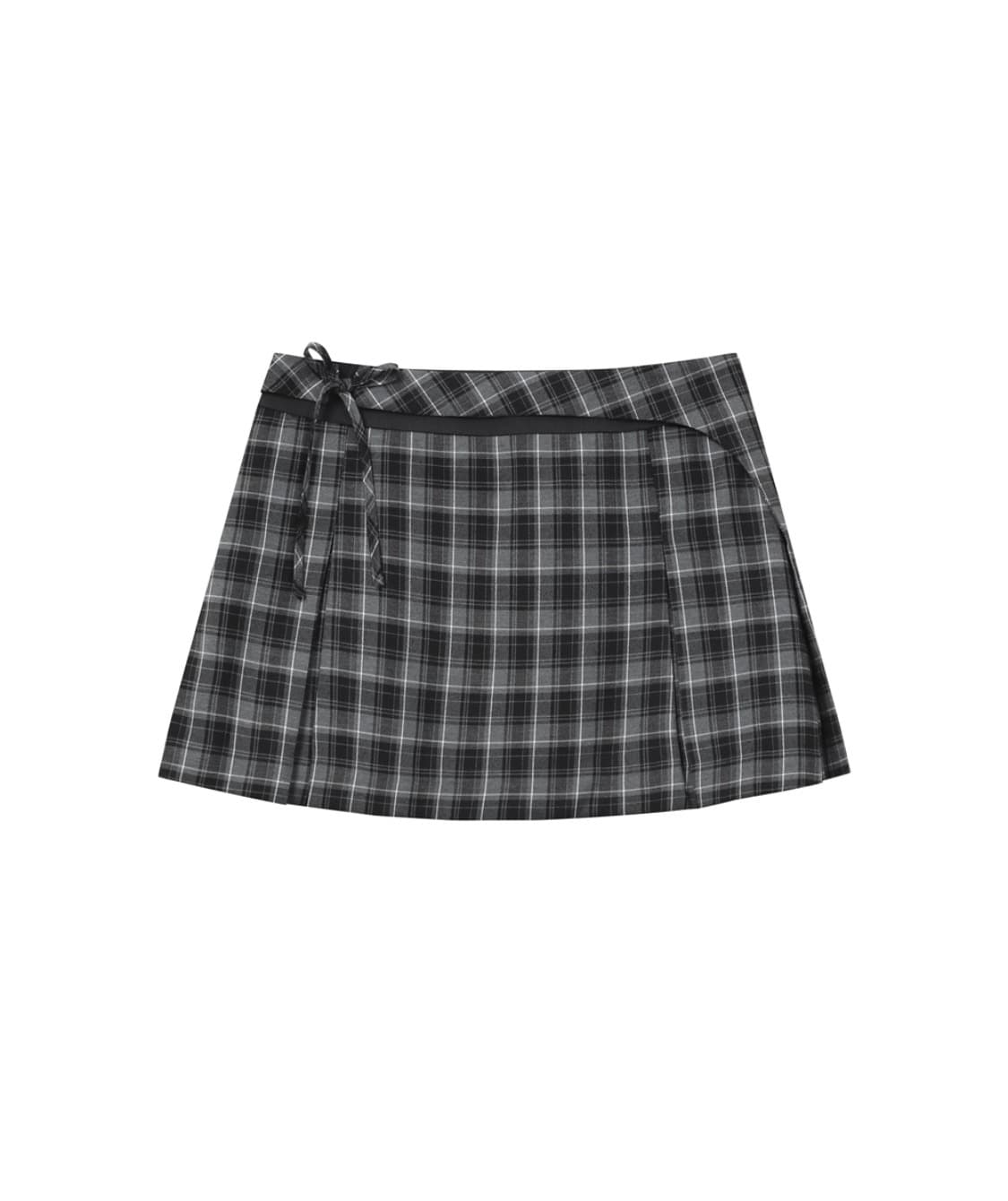Miseki seoul Pocket layered check skirt 상품이미지2