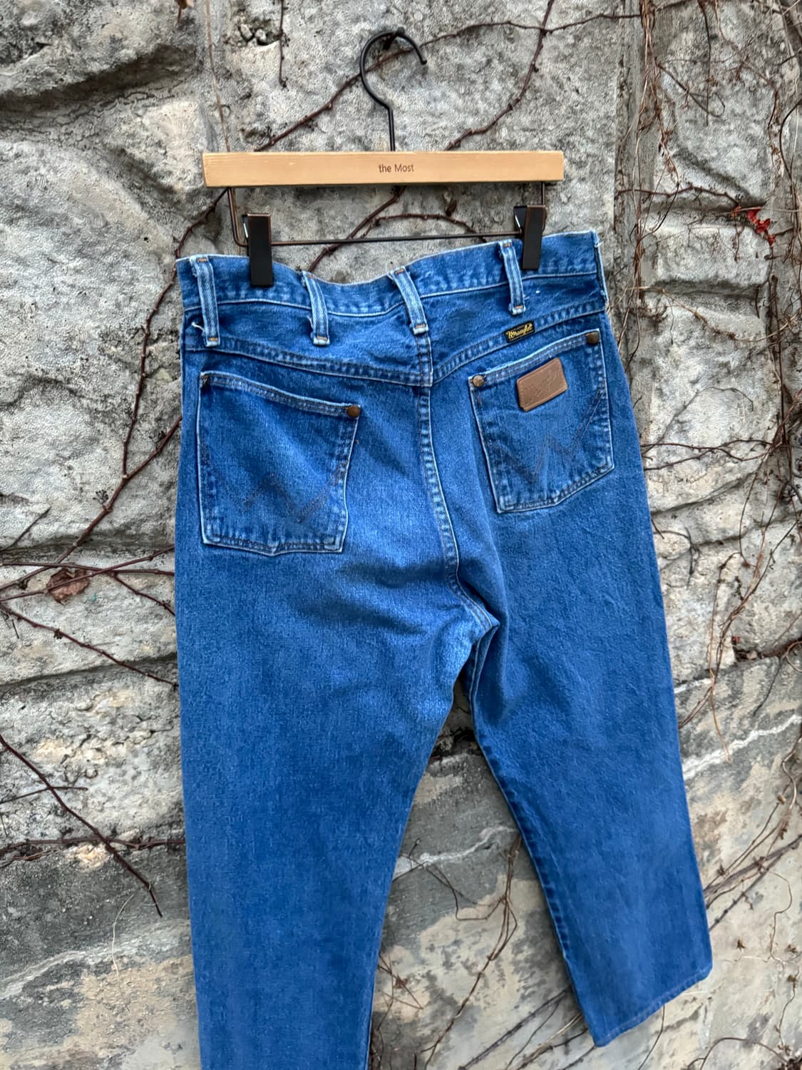 80s 랭글러 usa 빈티지 13mwz 카우보이컷 웨스턴 데님 팬츠 상품이미지4