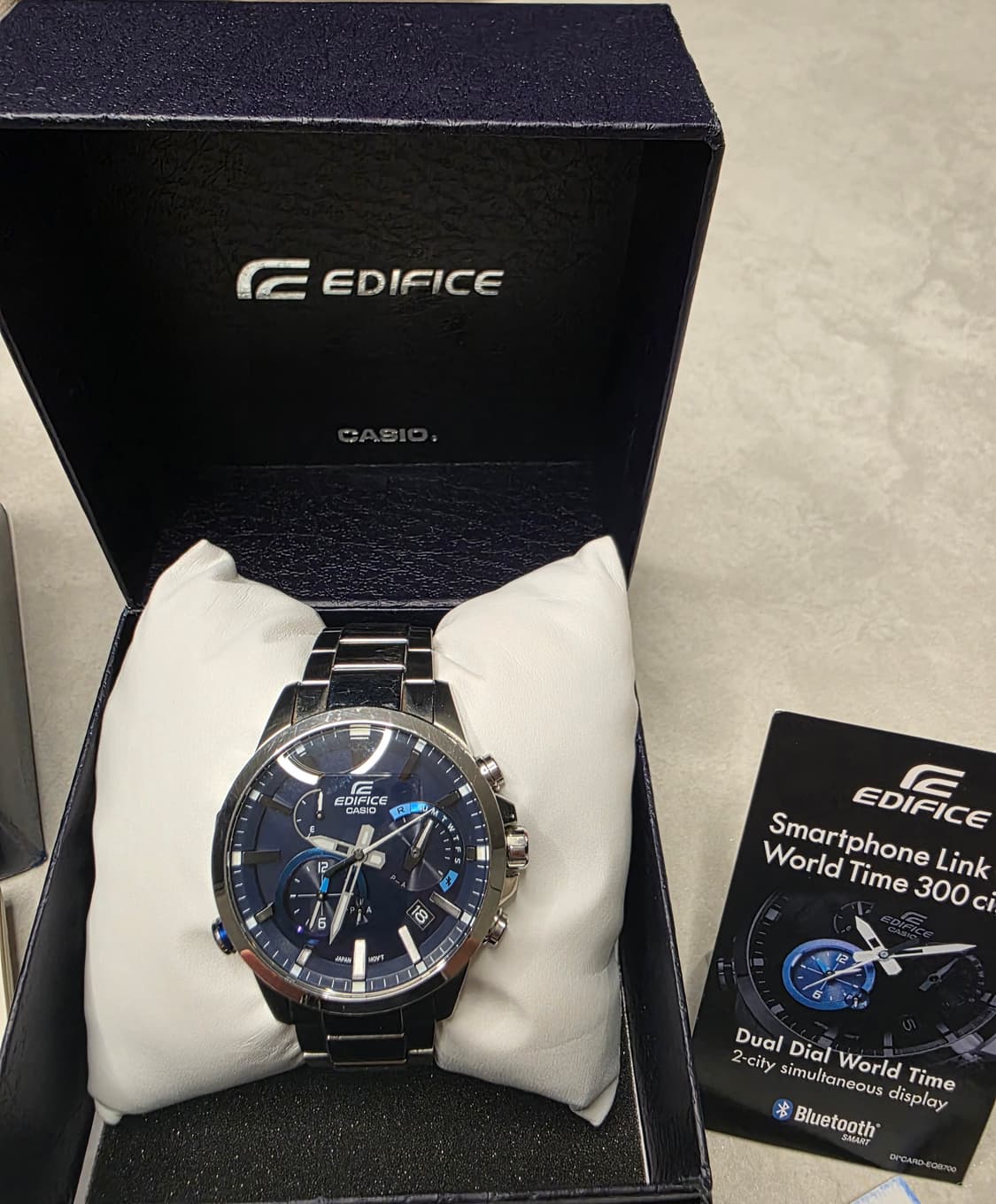 카시오 CASIO 에디피스 메탈시계 EQB-700D 블루투스 시계 상품이미지6