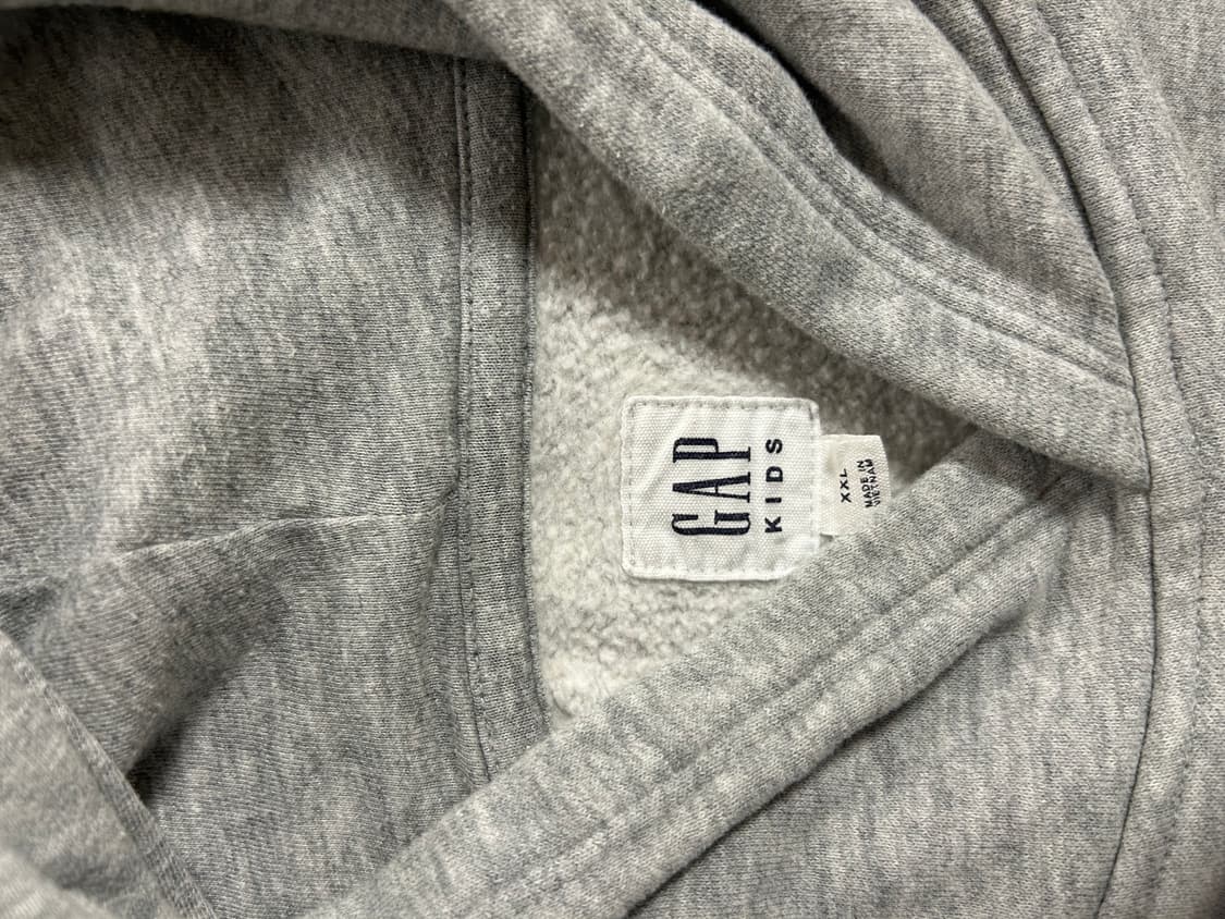 갭 무지 그레이 후드티 상품이미지3