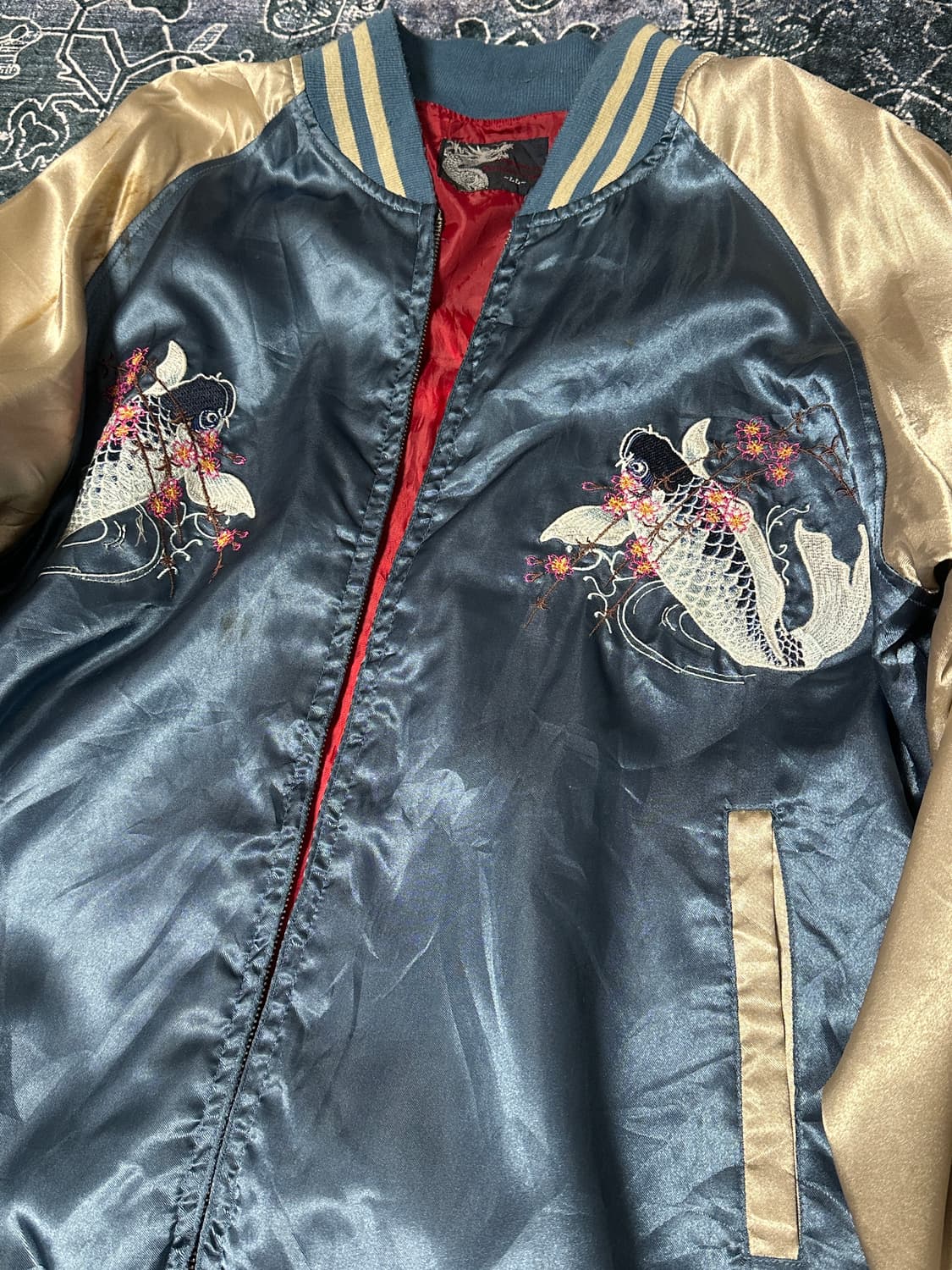 오리엔탈 자수 코이피쉬 스카잔 상품이미지2