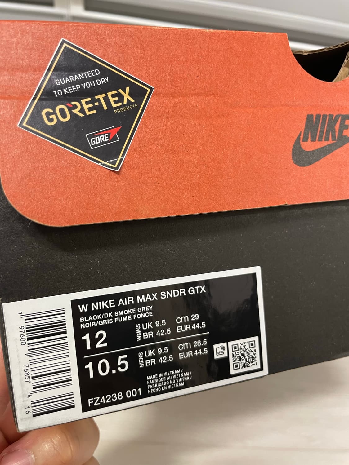 [W290] 나이키 SNDR 고어텍스  상품이미지5