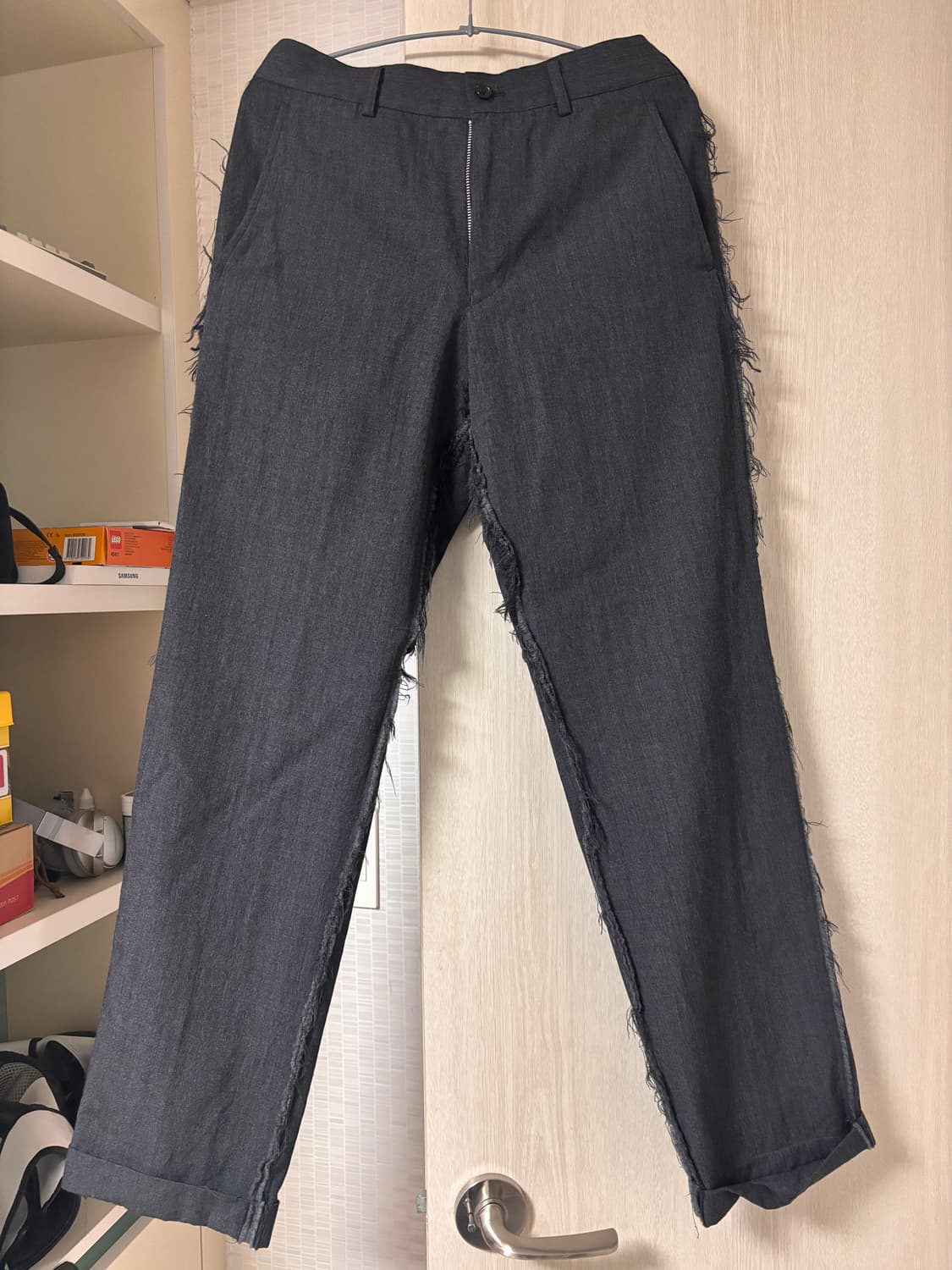 AD2003 그레이 울팬츠 상품이미지1