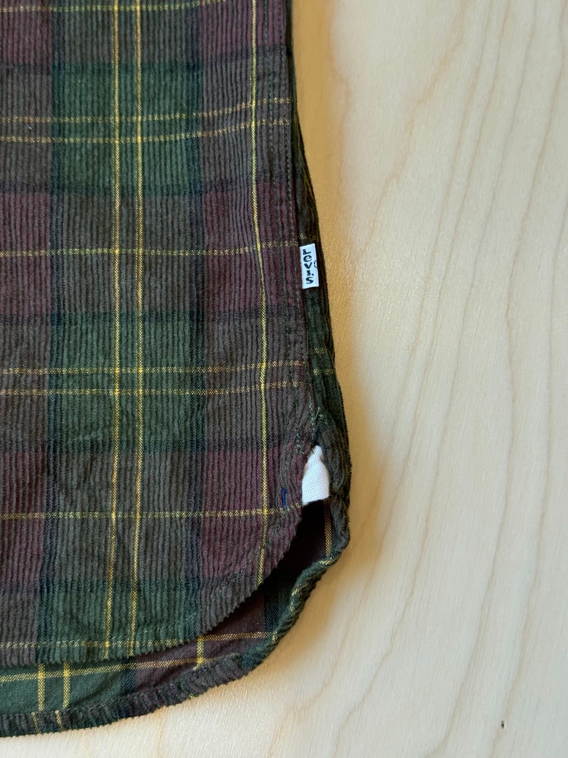 Levi’s Corduroy check Shirt 상품이미지5