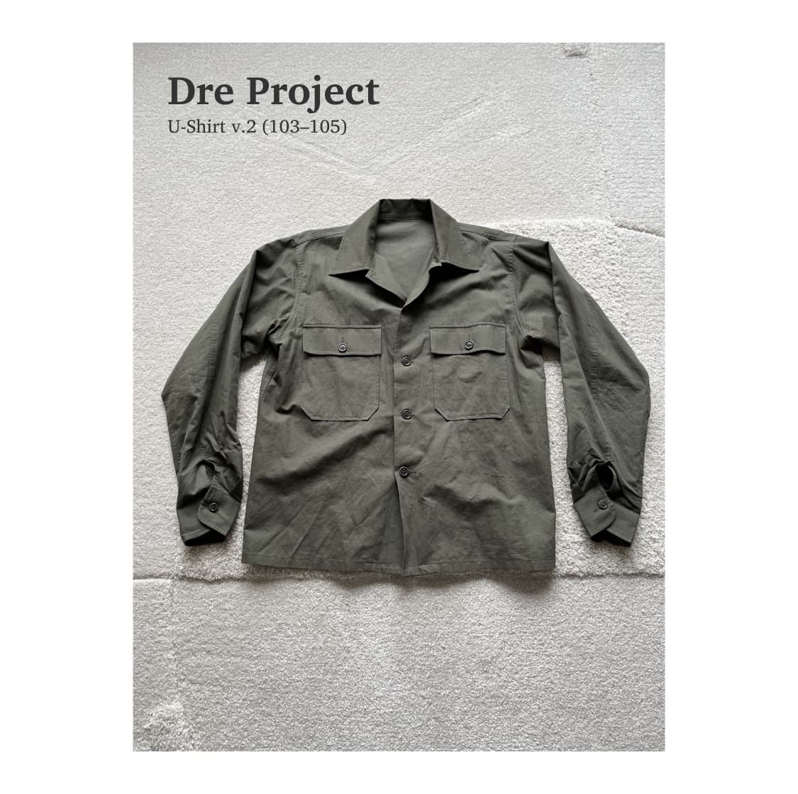 드레프로젝트 U-Shirt v.2 (103–105) 상품이미지1