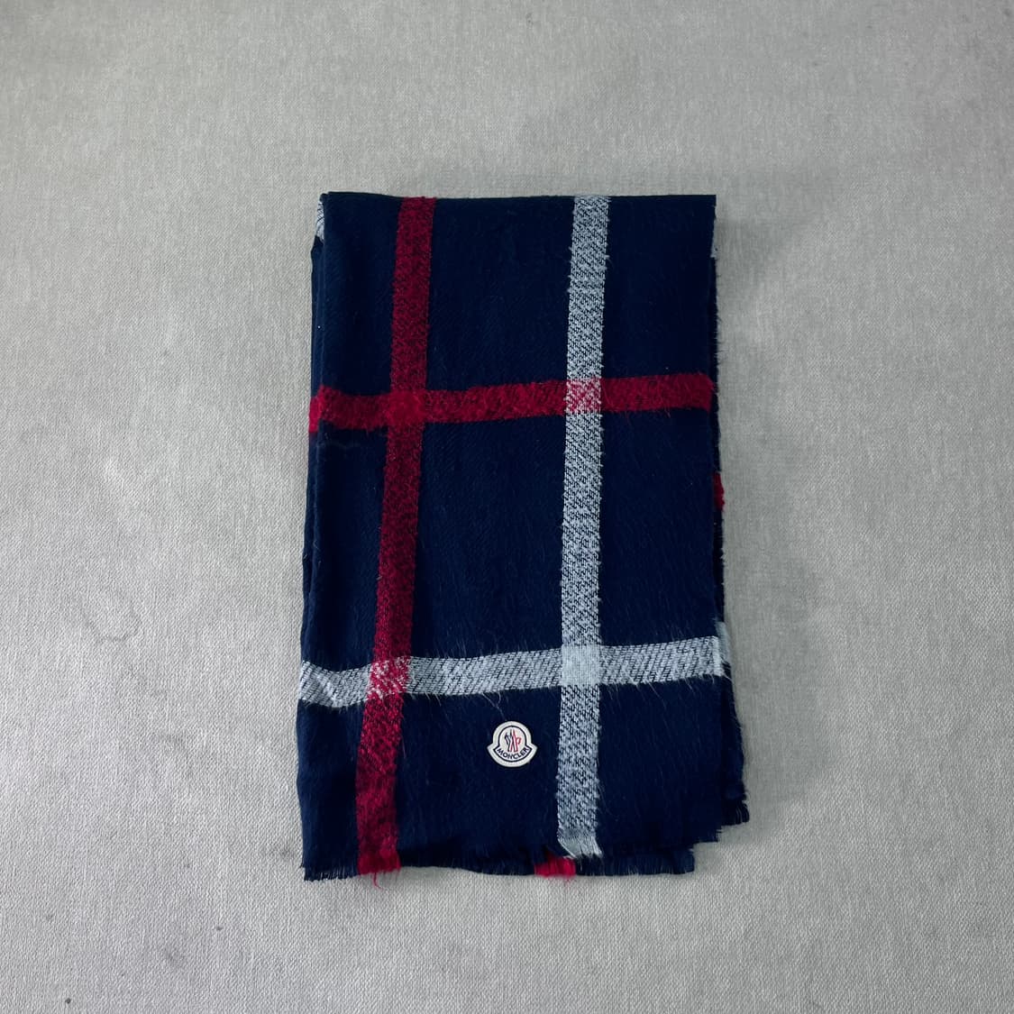 몽클레어 울 체크 머플러  상품이미지2