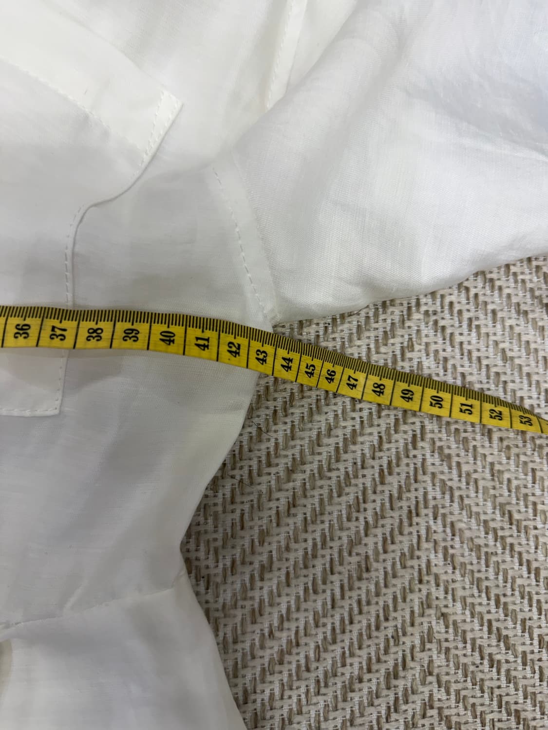 정품) 산드로 화이트 셔츠형 원피스 34 상품이미지9