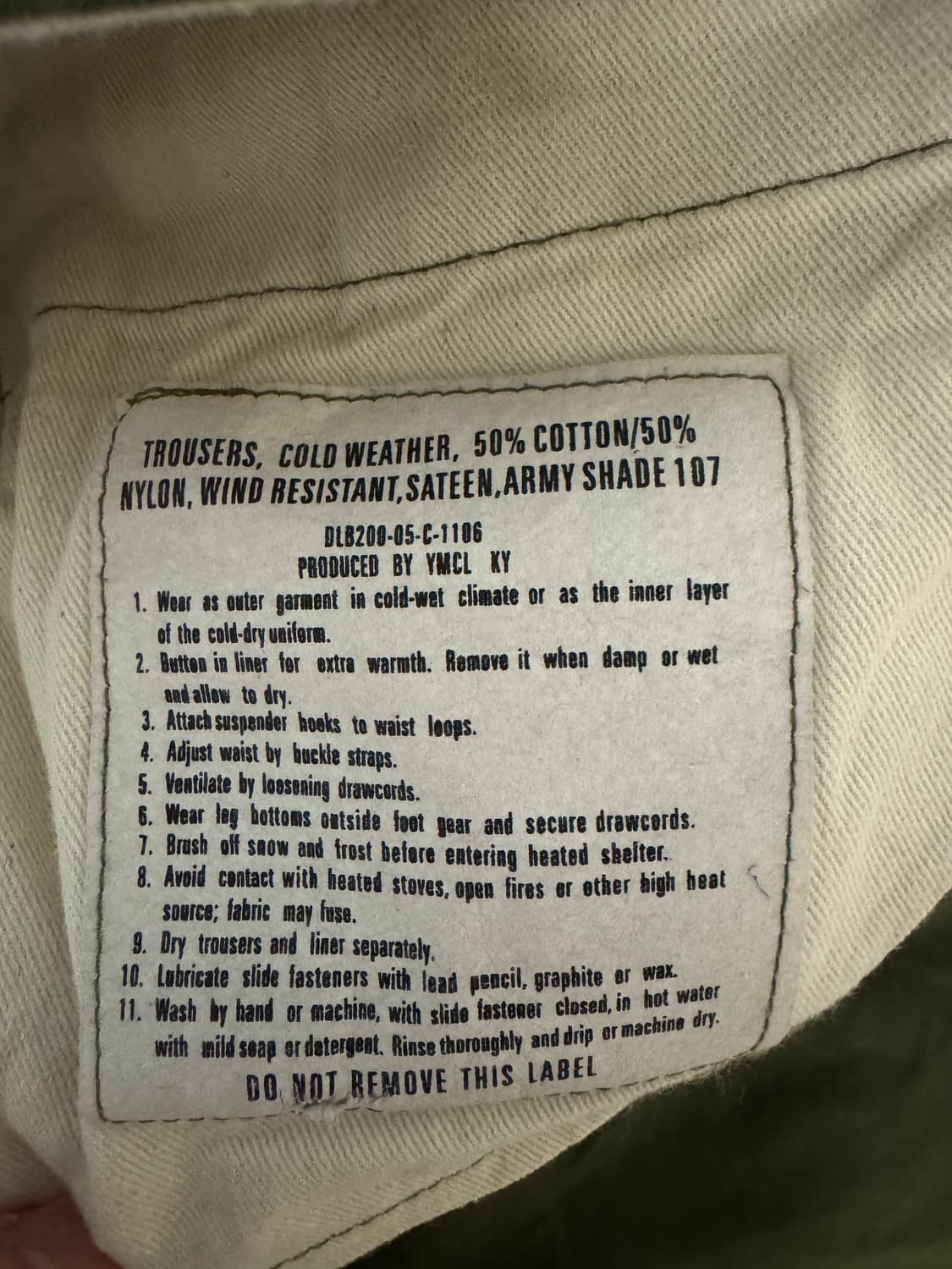 [M]YMCL KY US M-65 Field Pants 상품이미지5