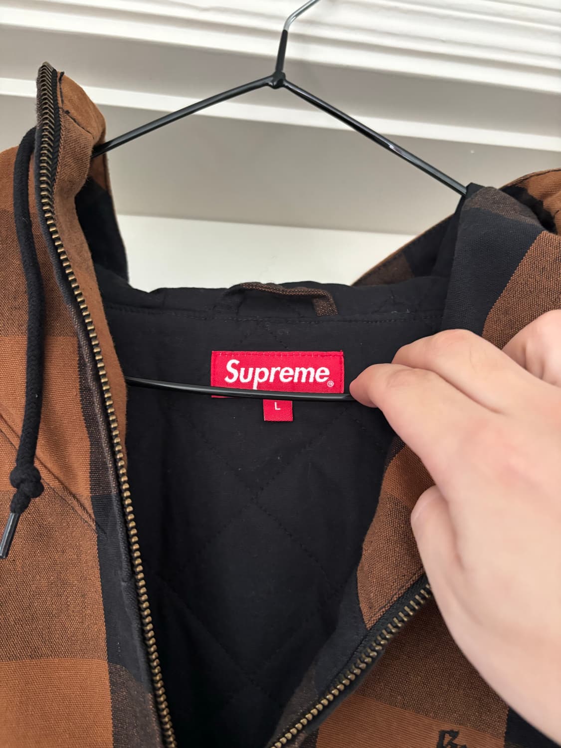 [L] 슈프림 코튼 후드 자켓 22ss 상품이미지5