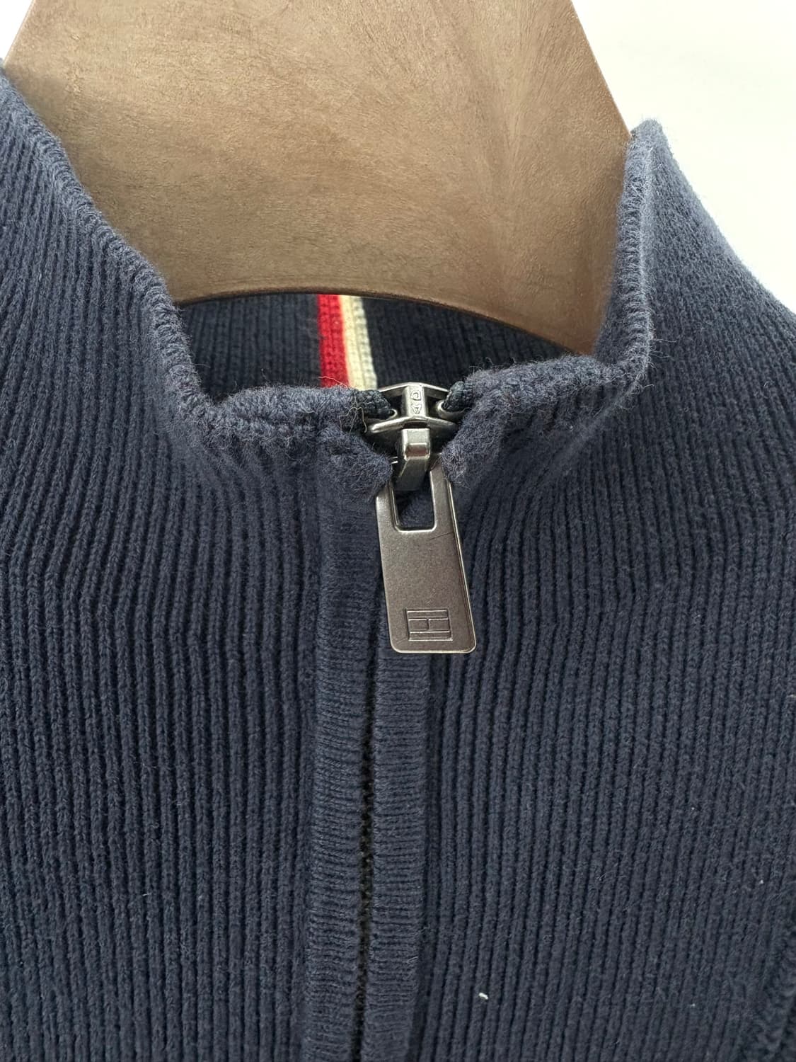  [M]타미힐피거 반집업 네이비 니트 상품이미지6