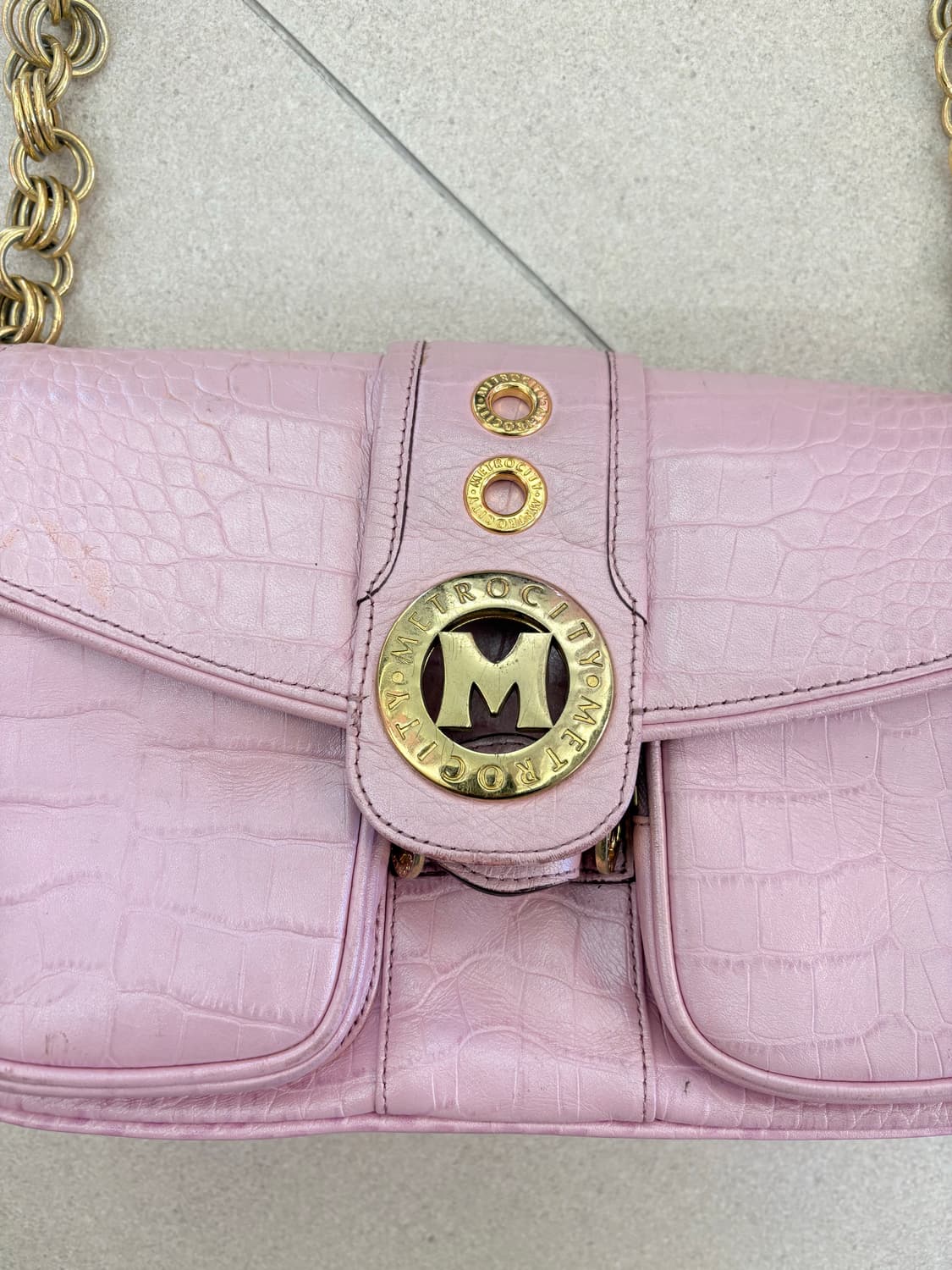 메트로시티 핑크 숄더백 상품이미지2