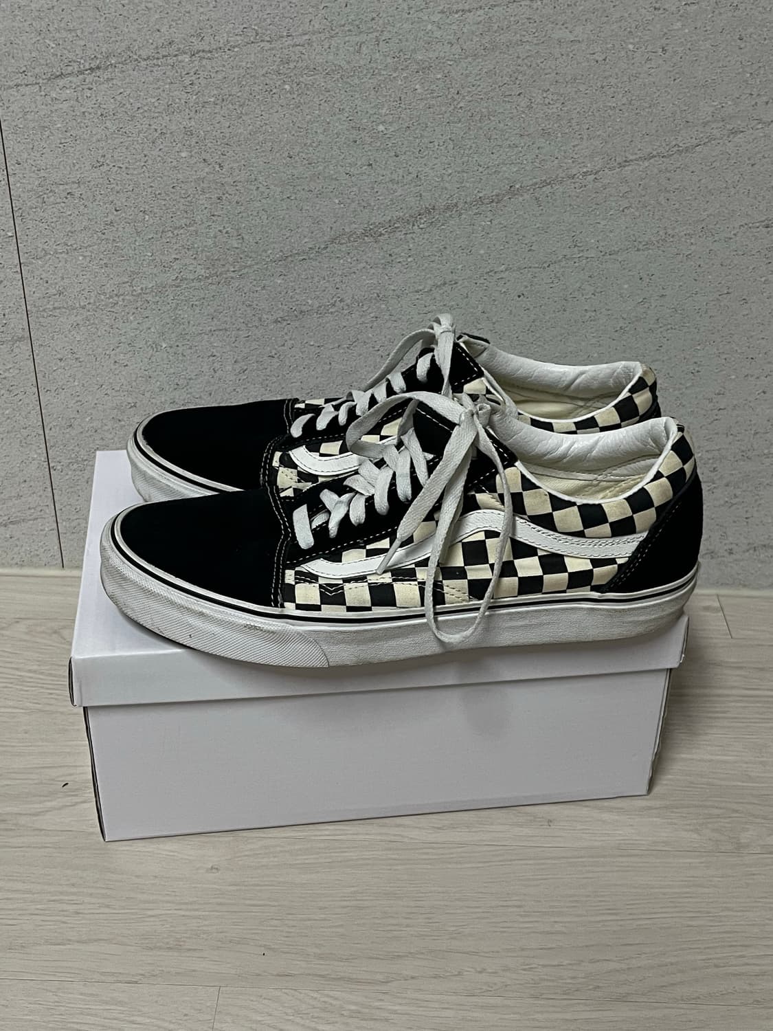 290 반스 VANS 올드스쿨 체커보드 헬스장 운동 단화 상품이미지1