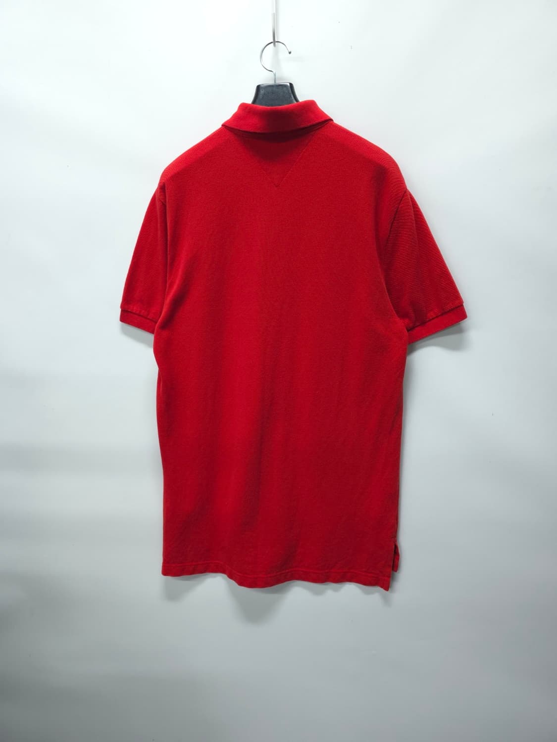 타미힐피거 남성 클래식핏 반팔 카라티 레드 (100) 상품이미지9