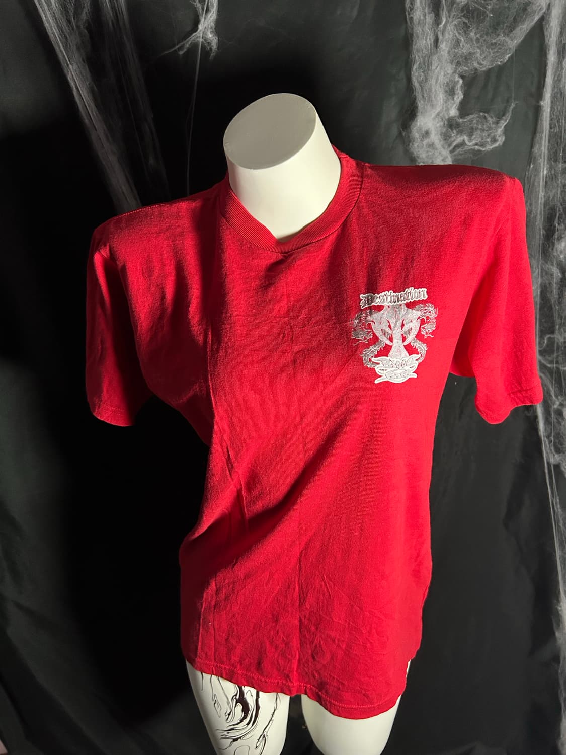 Beaumere script red short sleeve 상품이미지3