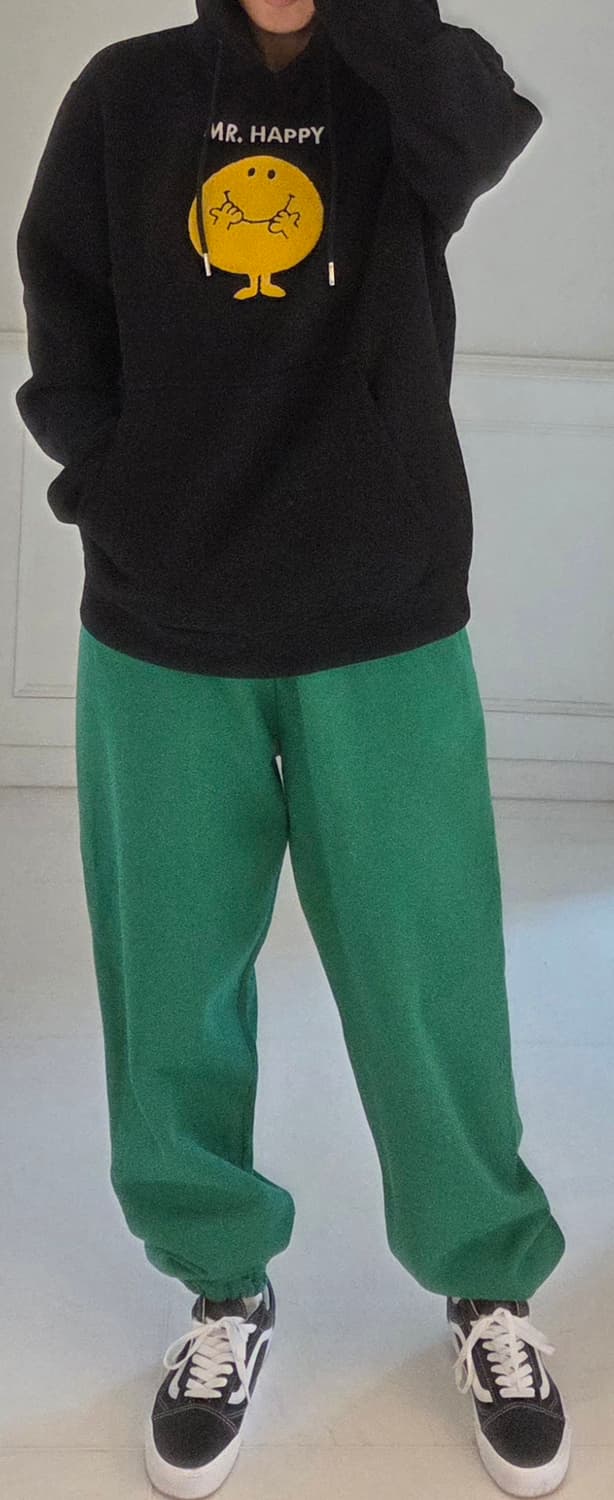 그린 조거 (Made in USA, 미국 감성 핏, 기모있음) 상품이미지5