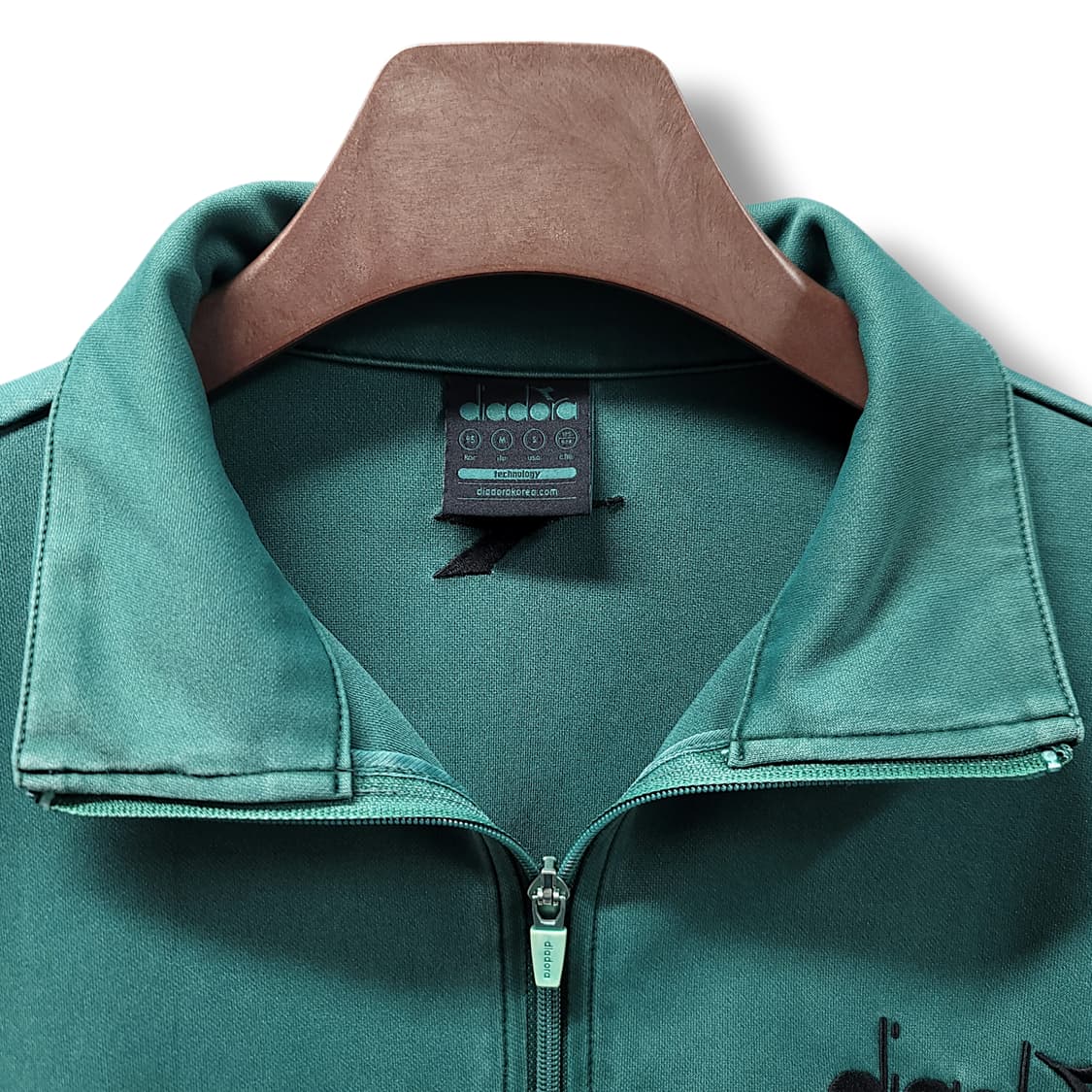 [95/M] 디아도라 그린 테니스 트레이닝 워싱 자켓 져지 상품이미지9