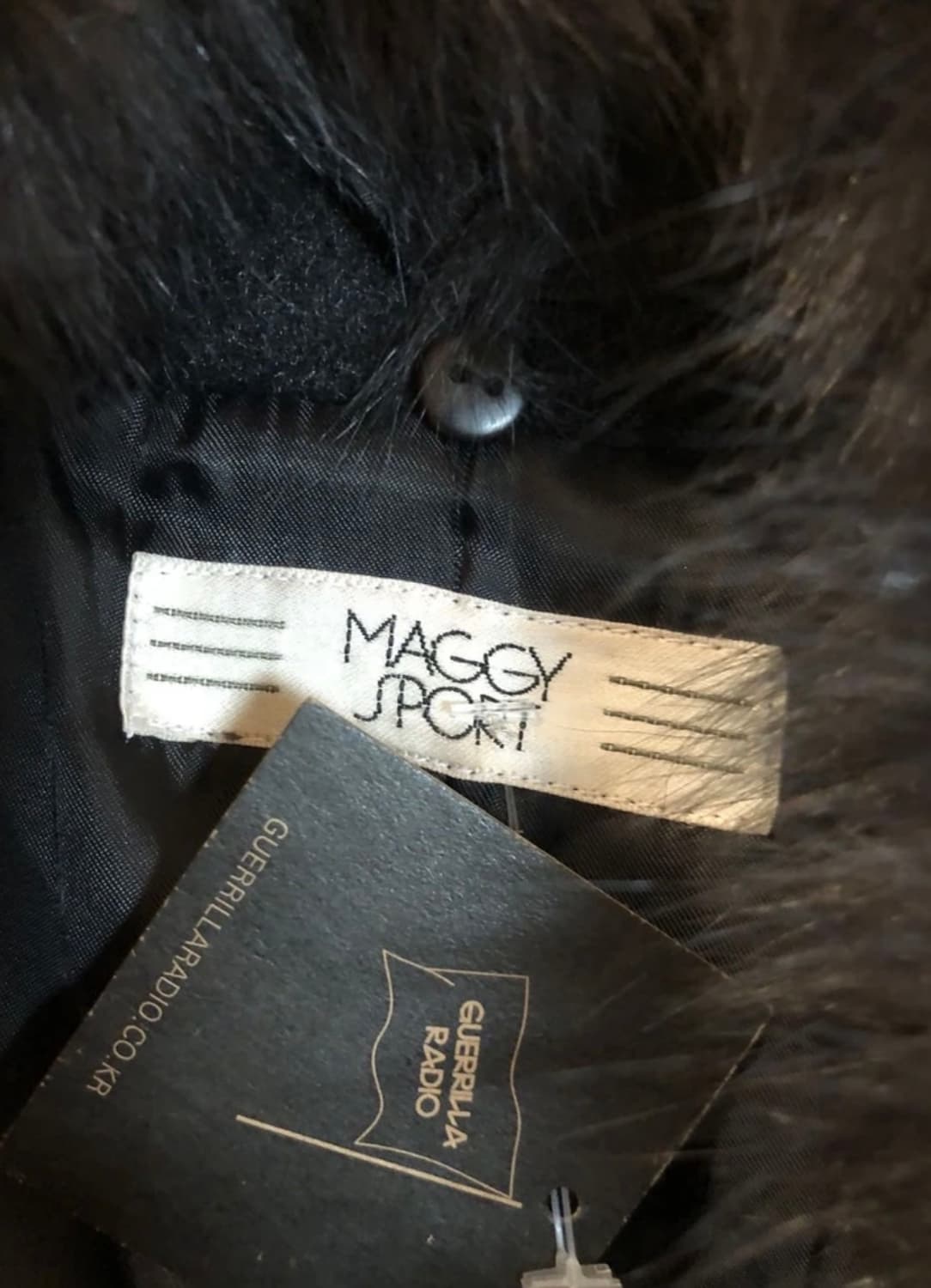 Maggy black long coat 상품이미지5