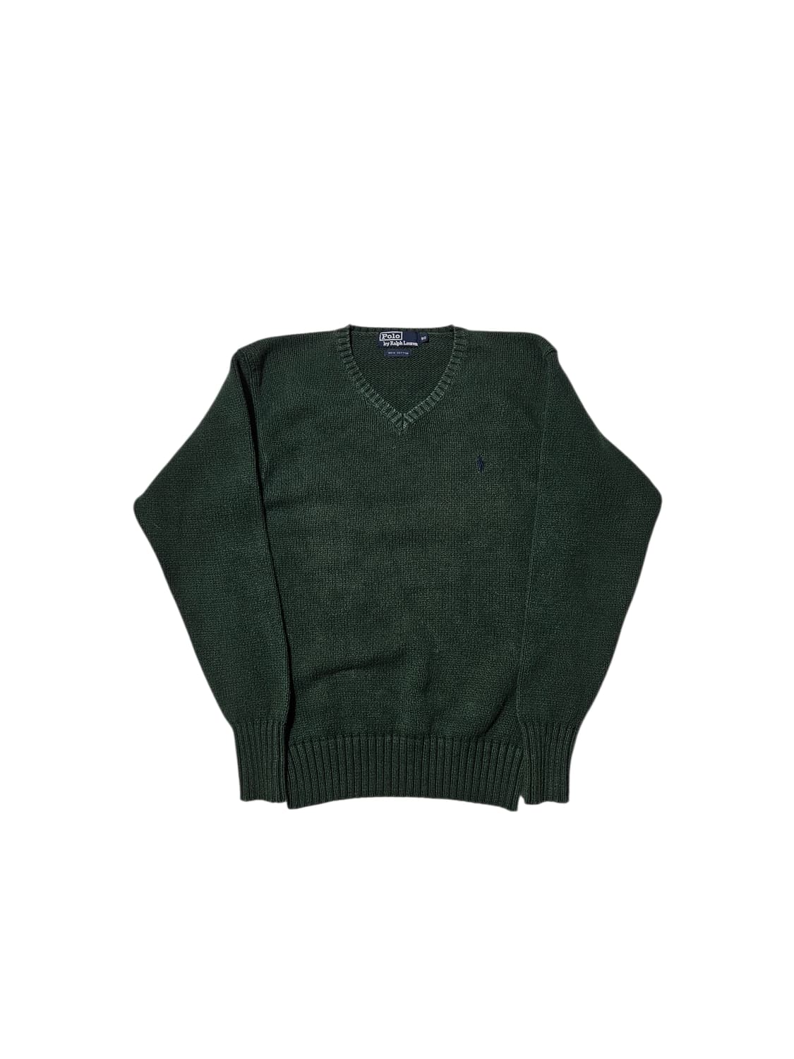 1990's 폴로 랄프로렌 브이넥 니트 코튼 90 상품이미지2