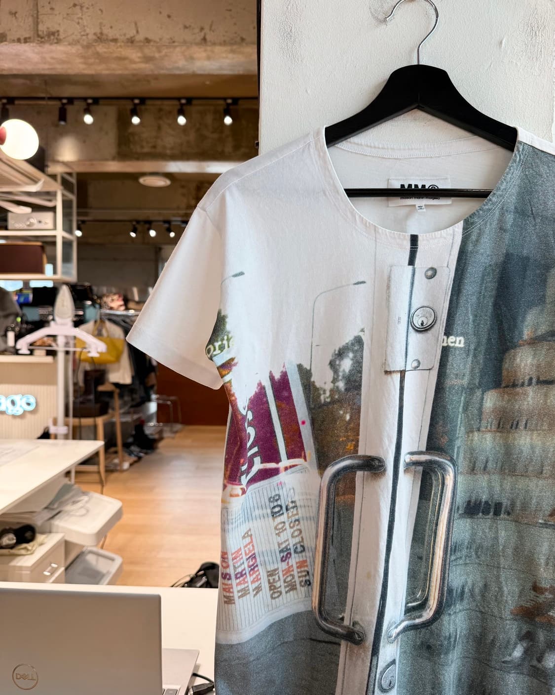 mm6 도어 프린팅 하프티 상품이미지3