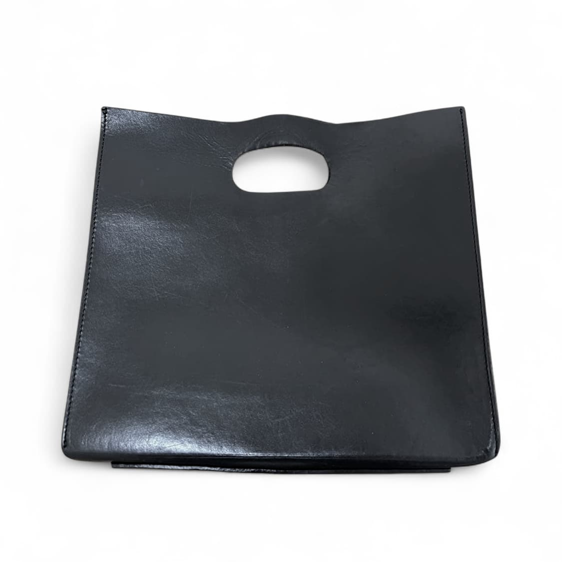 요지 야마모토 98 아카이브 송아지가죽 핸드백 상품이미지1