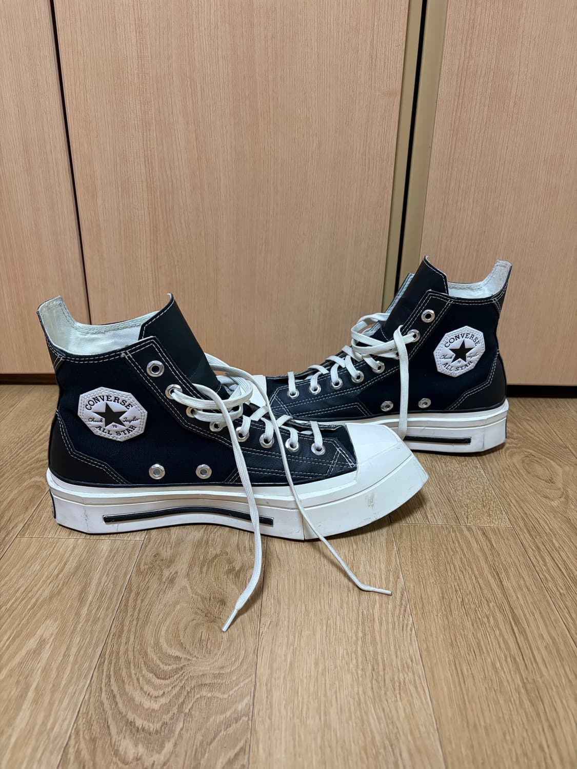 컨버스 드 럭스 스퀘어드 블랙 270 상품이미지3