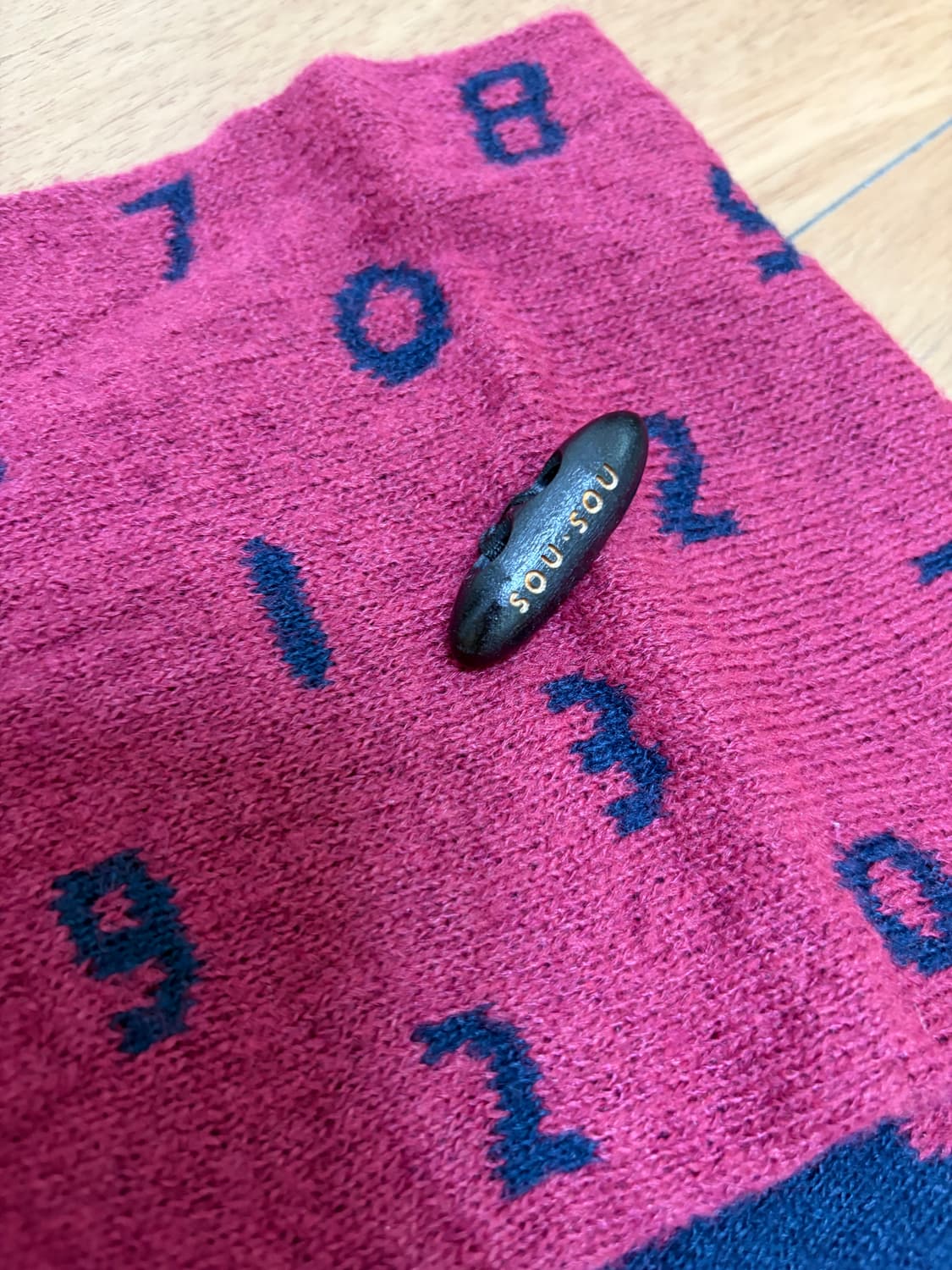 SOU・SOU×MOONBAT Knitted Collar Scarf / S 상품이미지4