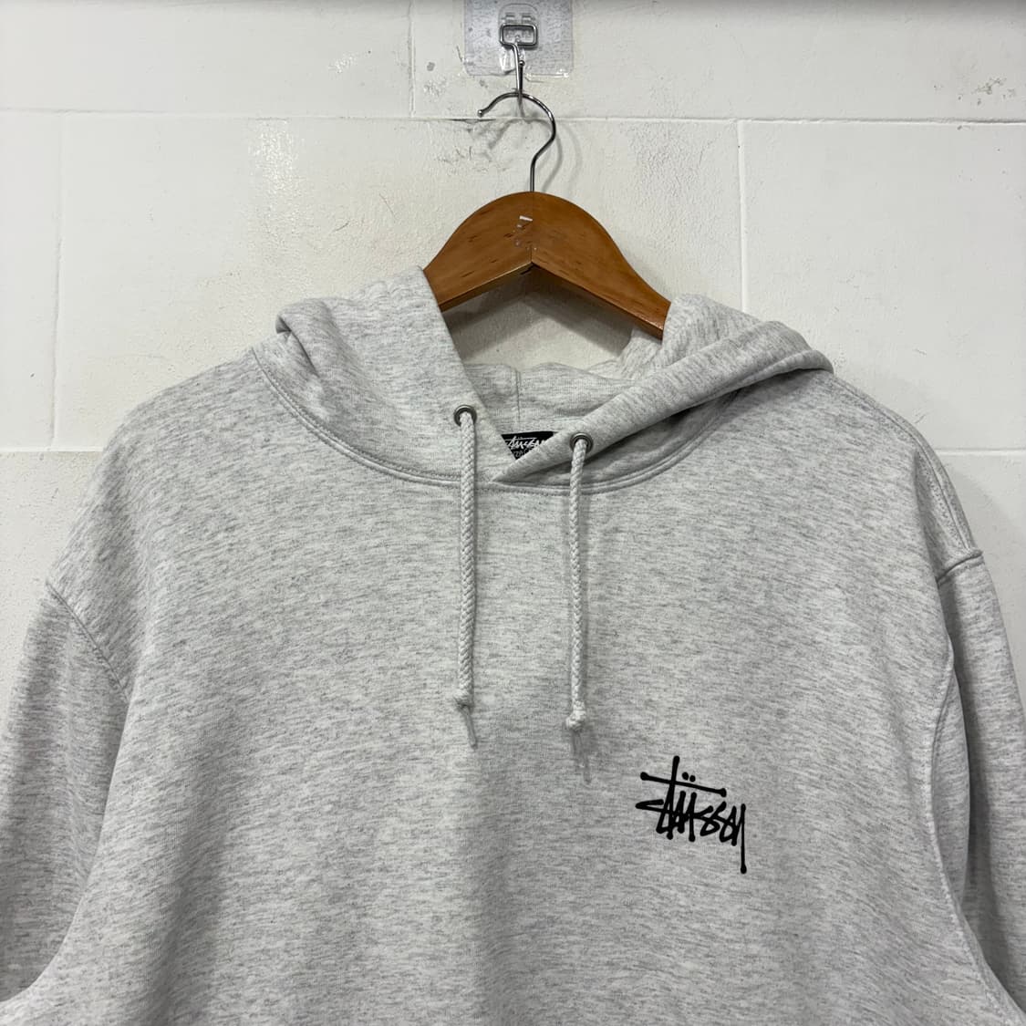 스투시 베이직 로고 후드티 상품이미지2