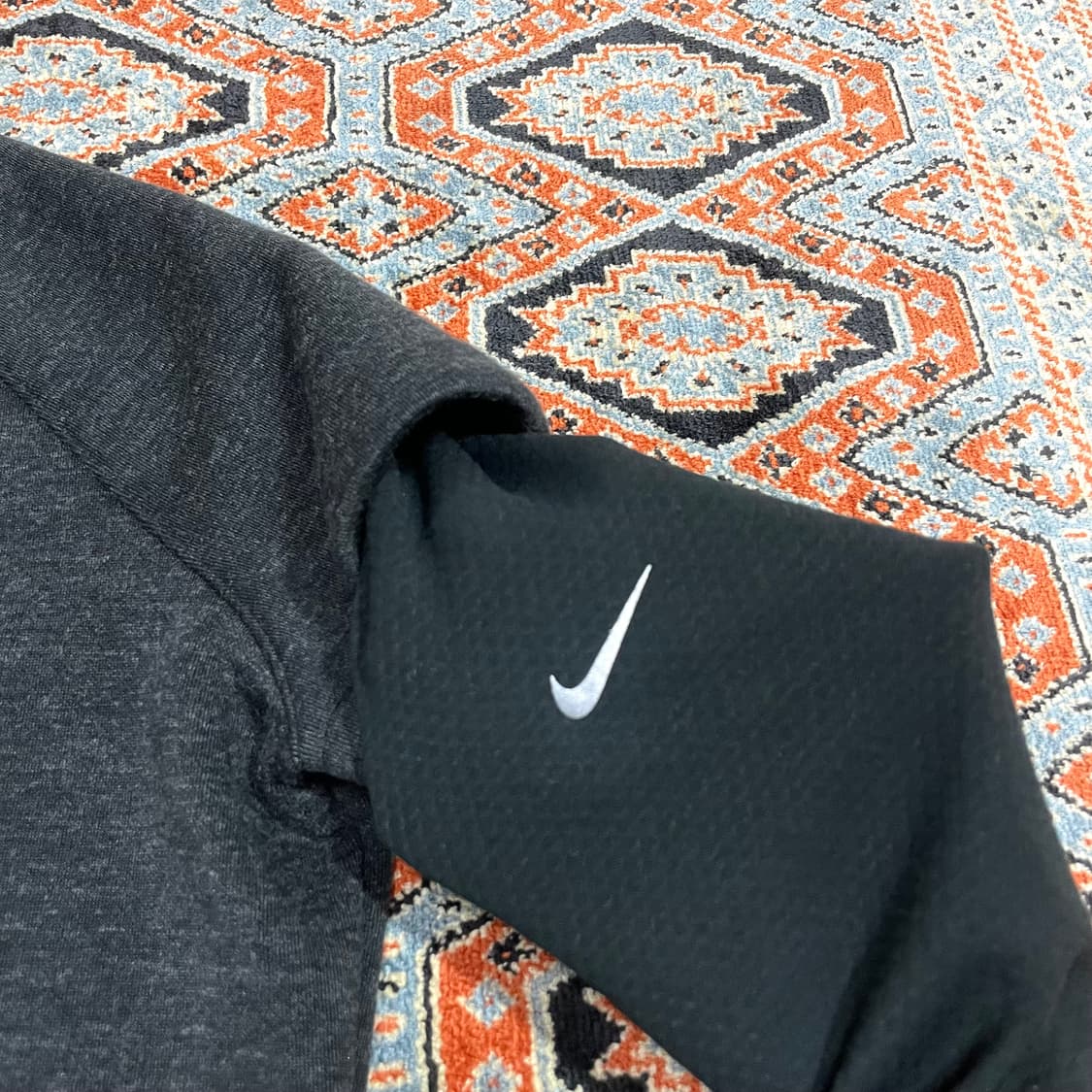 나이키 차콜 레이어드 블루종 여성M 상품이미지4