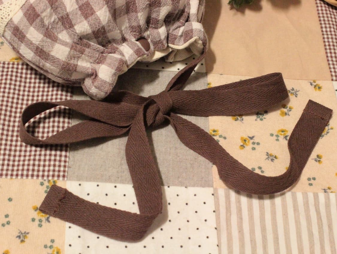 핸드메이드 리본 미니 밴딩 파우치 상품이미지7