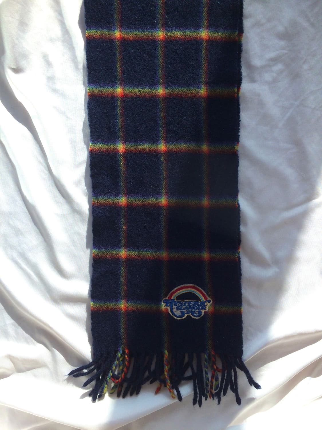 히스테릭 글래머 아카이브 스코틀랜드 램스울 레인보우 목도리 머플러 상품이미지6