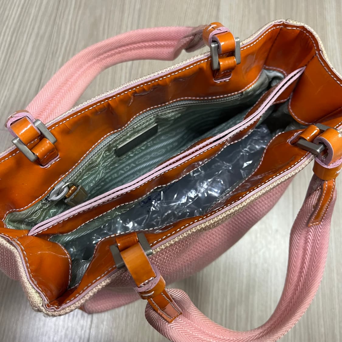 2000s 프라다스포츠 핑크 토트백  상품이미지7