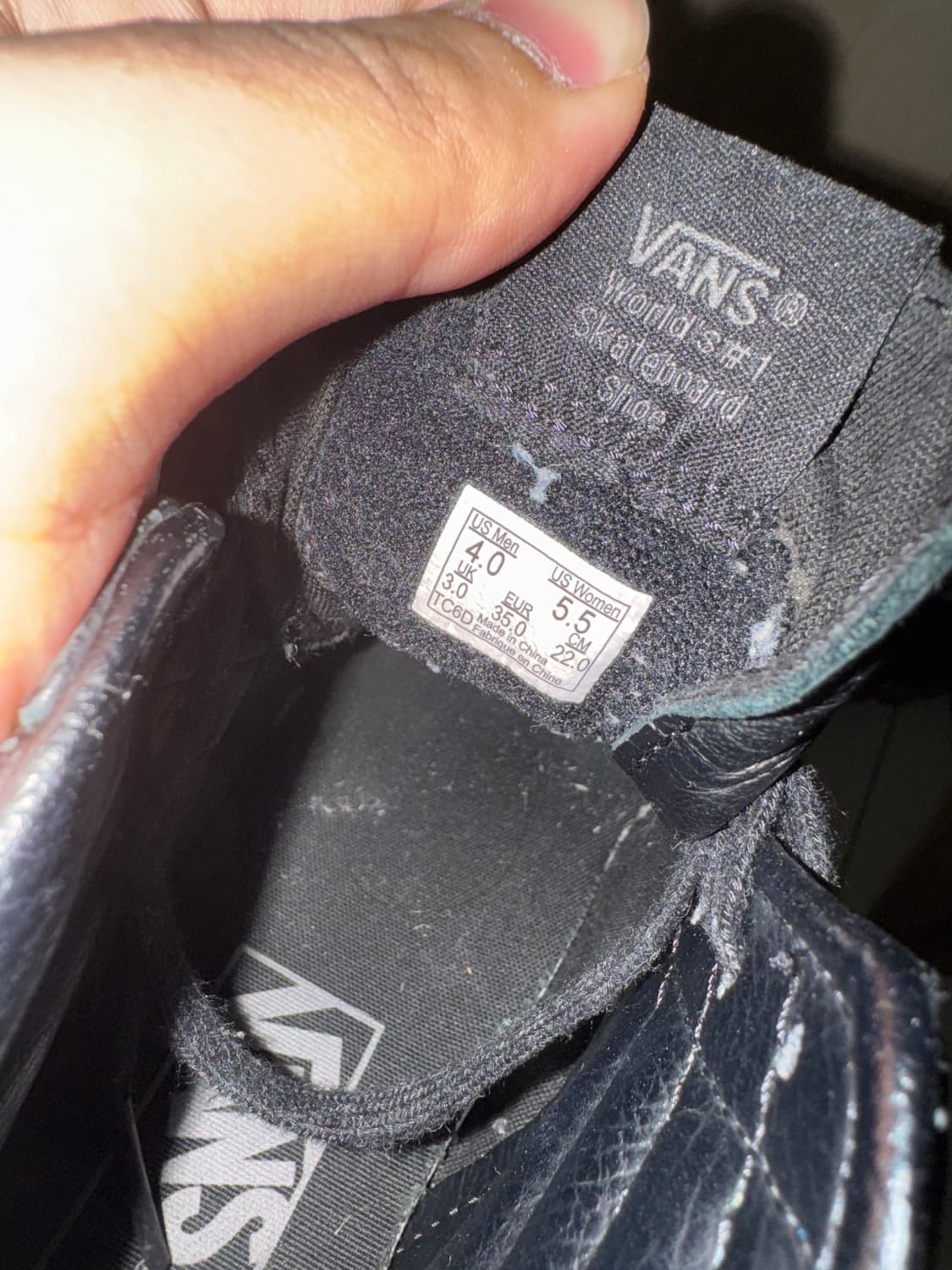 반스 하이탑 스니커즈 빈티지 상품이미지6