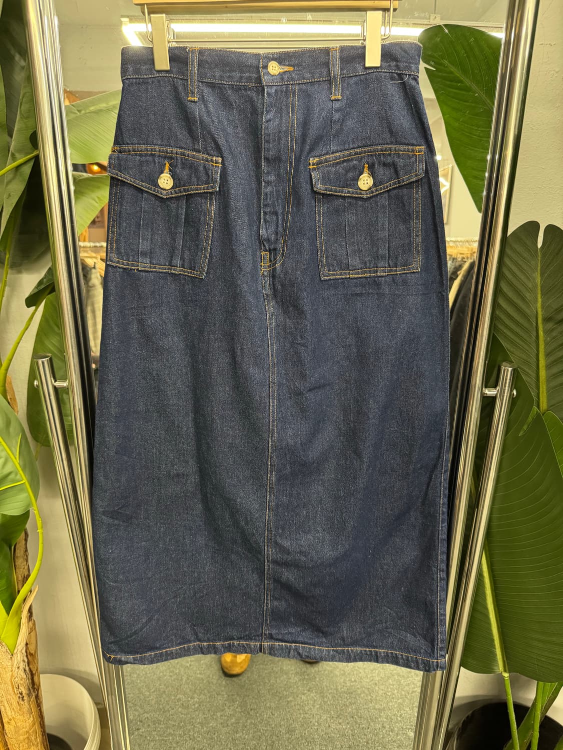 japanese vintage 데님스커트 상품이미지1