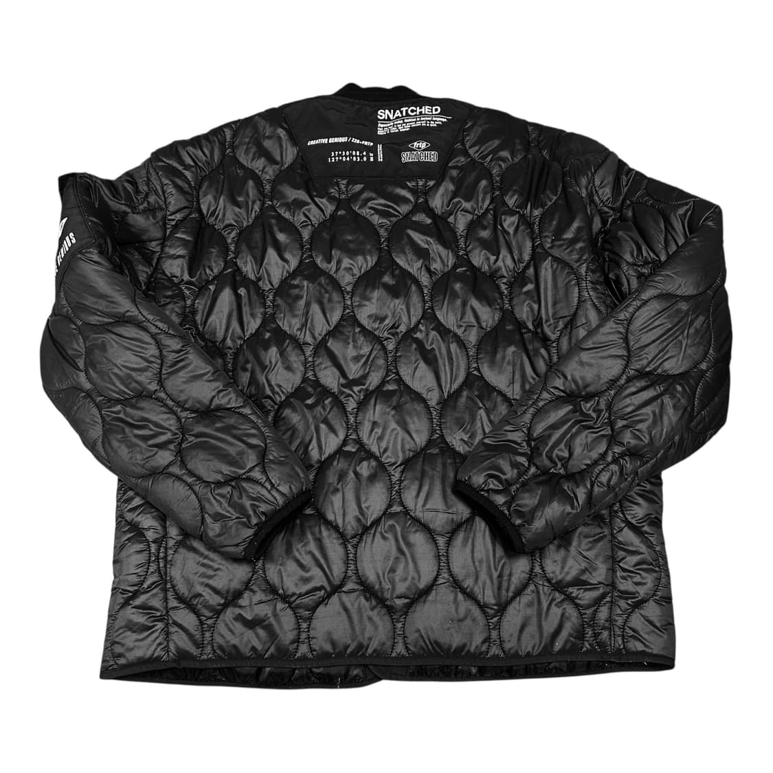 ✨ (바배) 퀄팅 깔깔이 블랙 누빔 패딩 상품이미지2