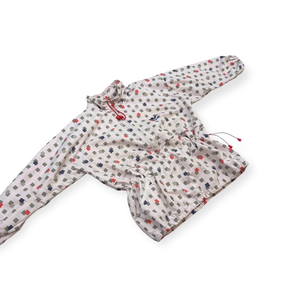 아디다스 빈티지 큐빅 로고 바람막이 상품이미지1