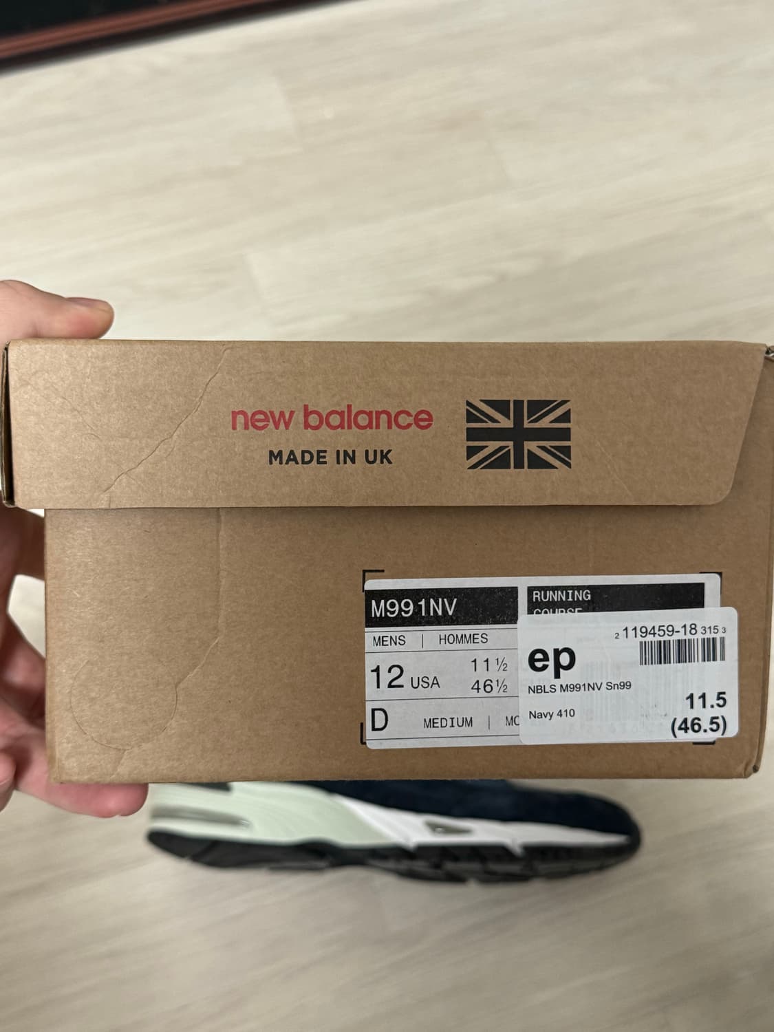 (새상품) 뉴발란스 991 네이비 300 상품이미지3