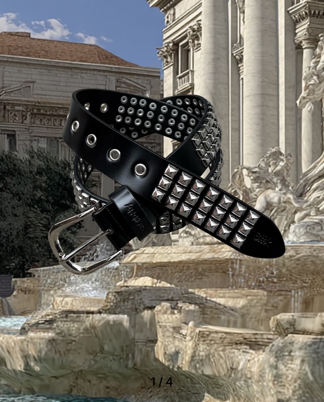 [구매]Cashbaby 스터드레더벨트 상품이미지1