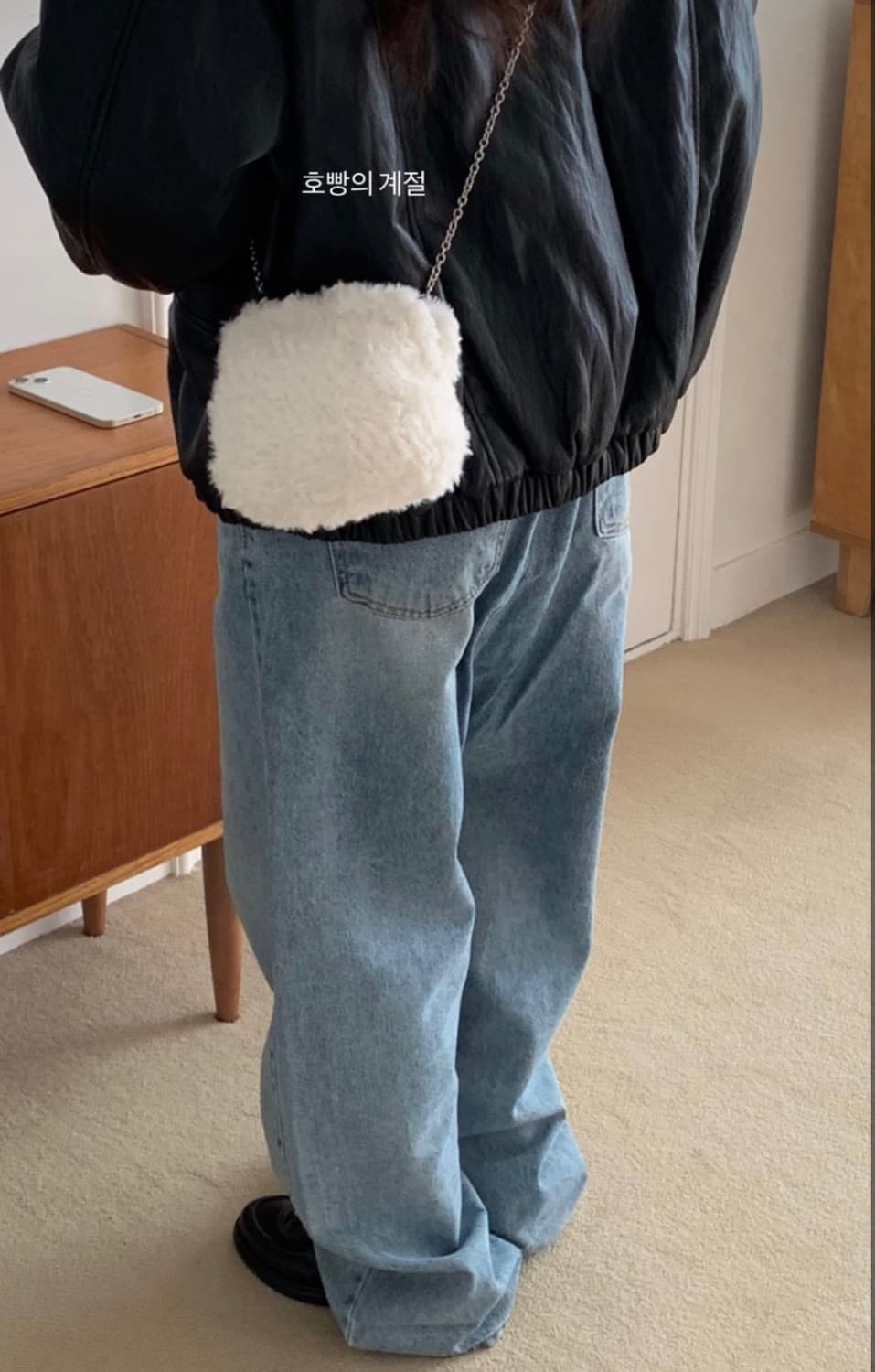 르벙드 머플백 아이보리 상품이미지2