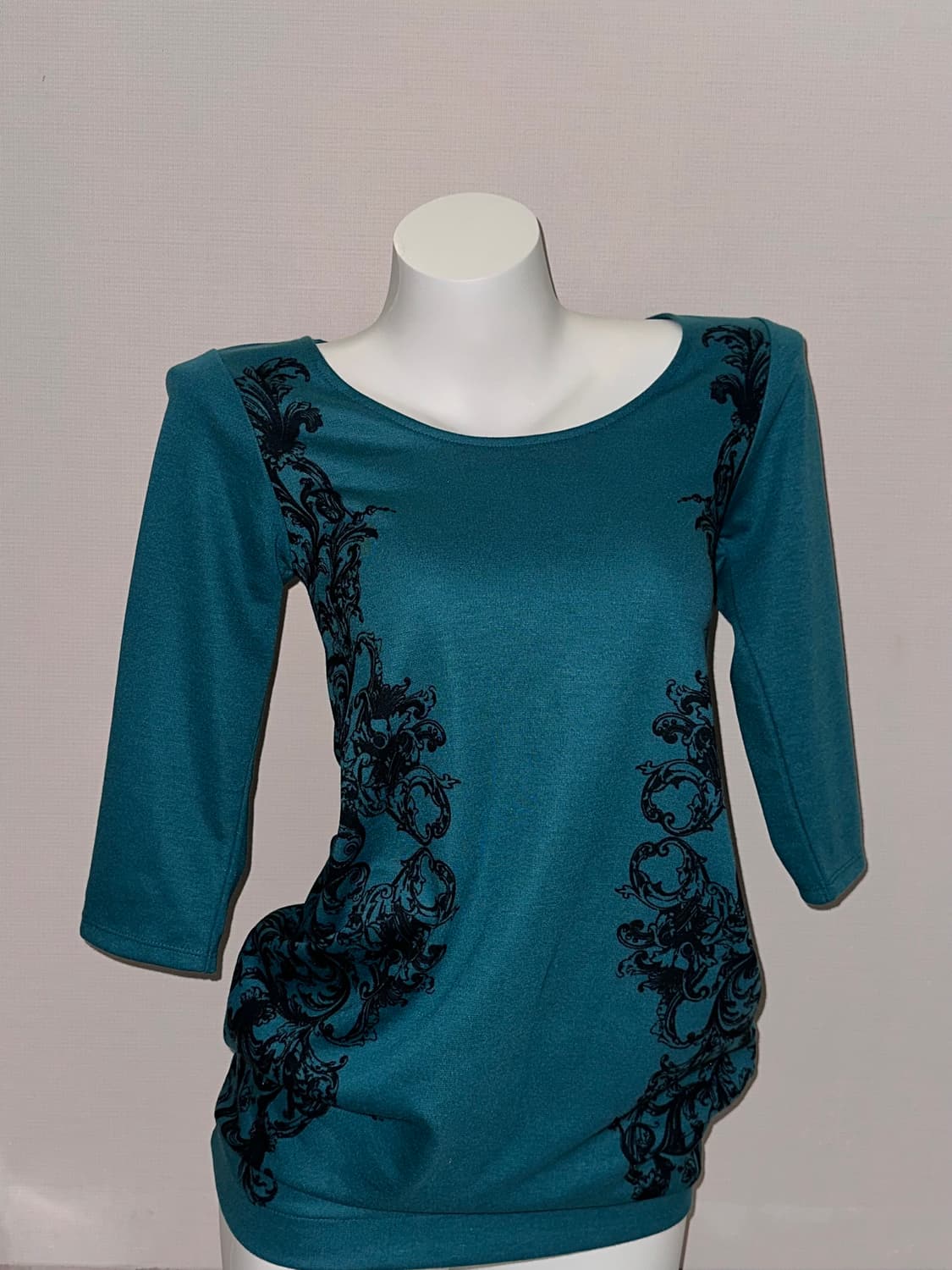 빈티지 청록 오리엔탈 투웨이 원피스 상품이미지1