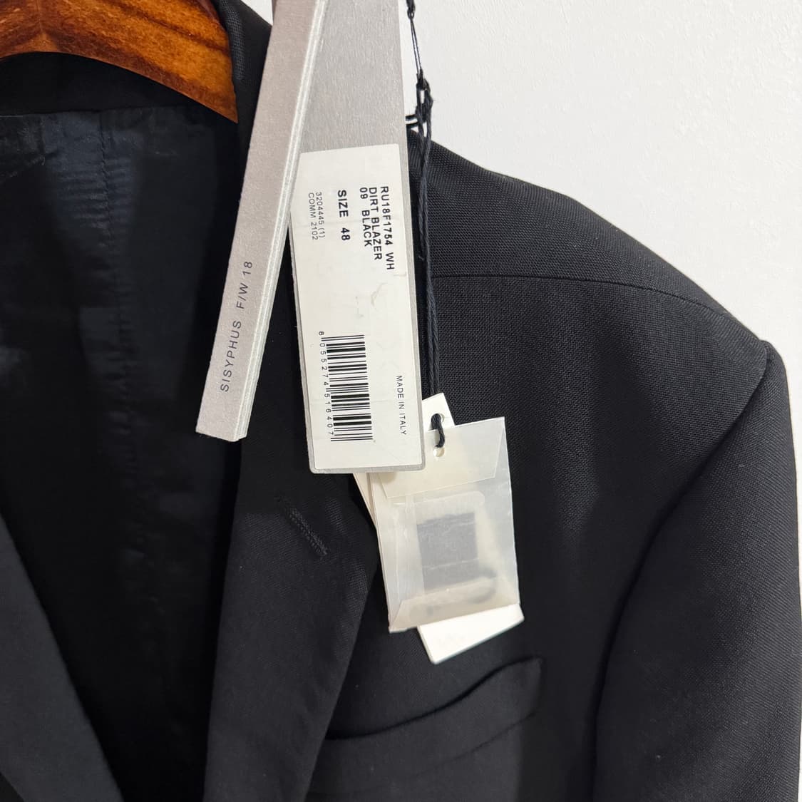 릭오웬스 18fw 더트 나이프 블레이져 상품이미지5