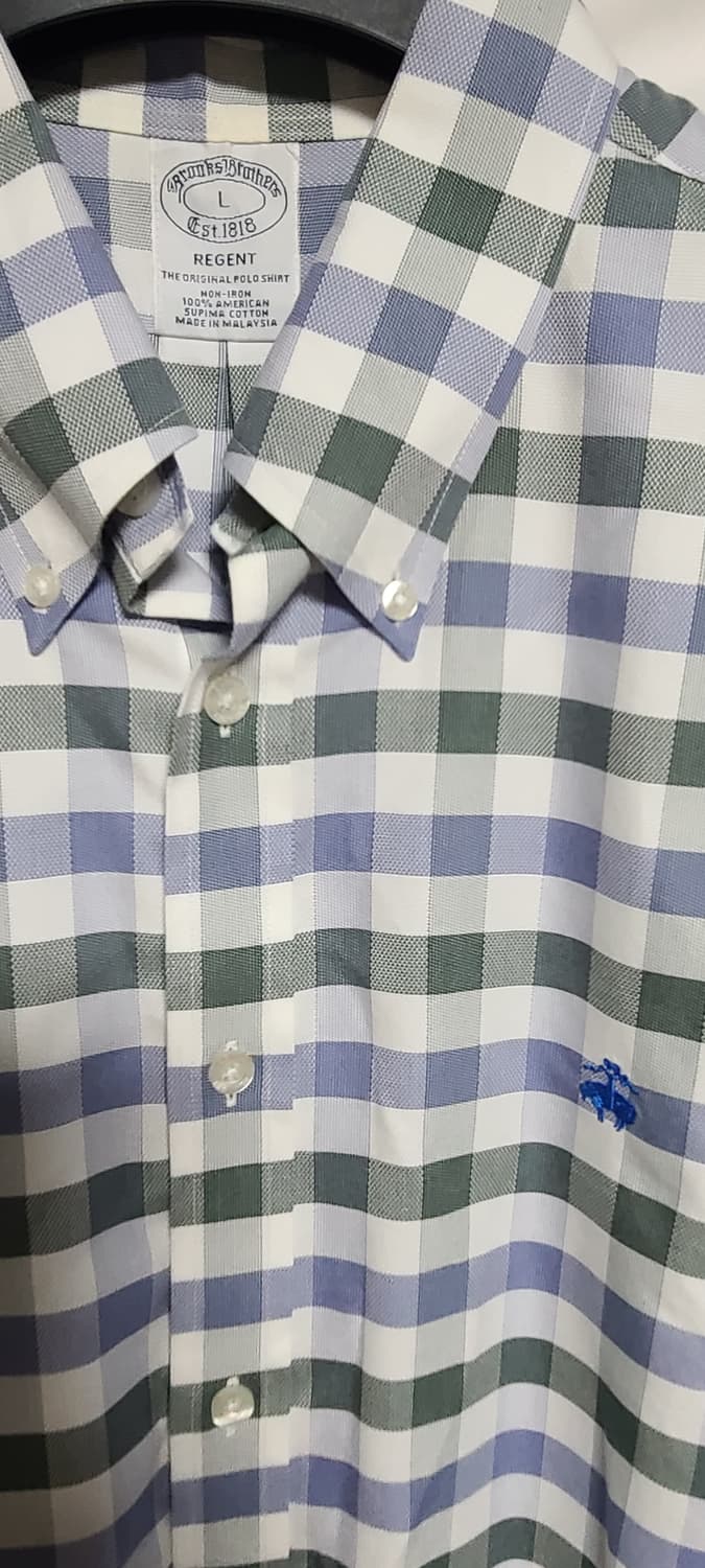 브룩스브라더스 긴팔 체크 셔츠  상품이미지2