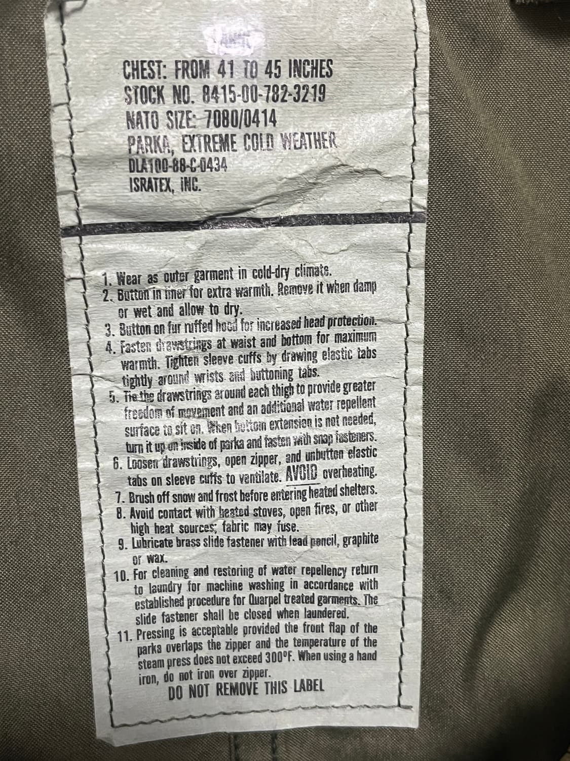 M-65 피쉬테일 파카 상품이미지3