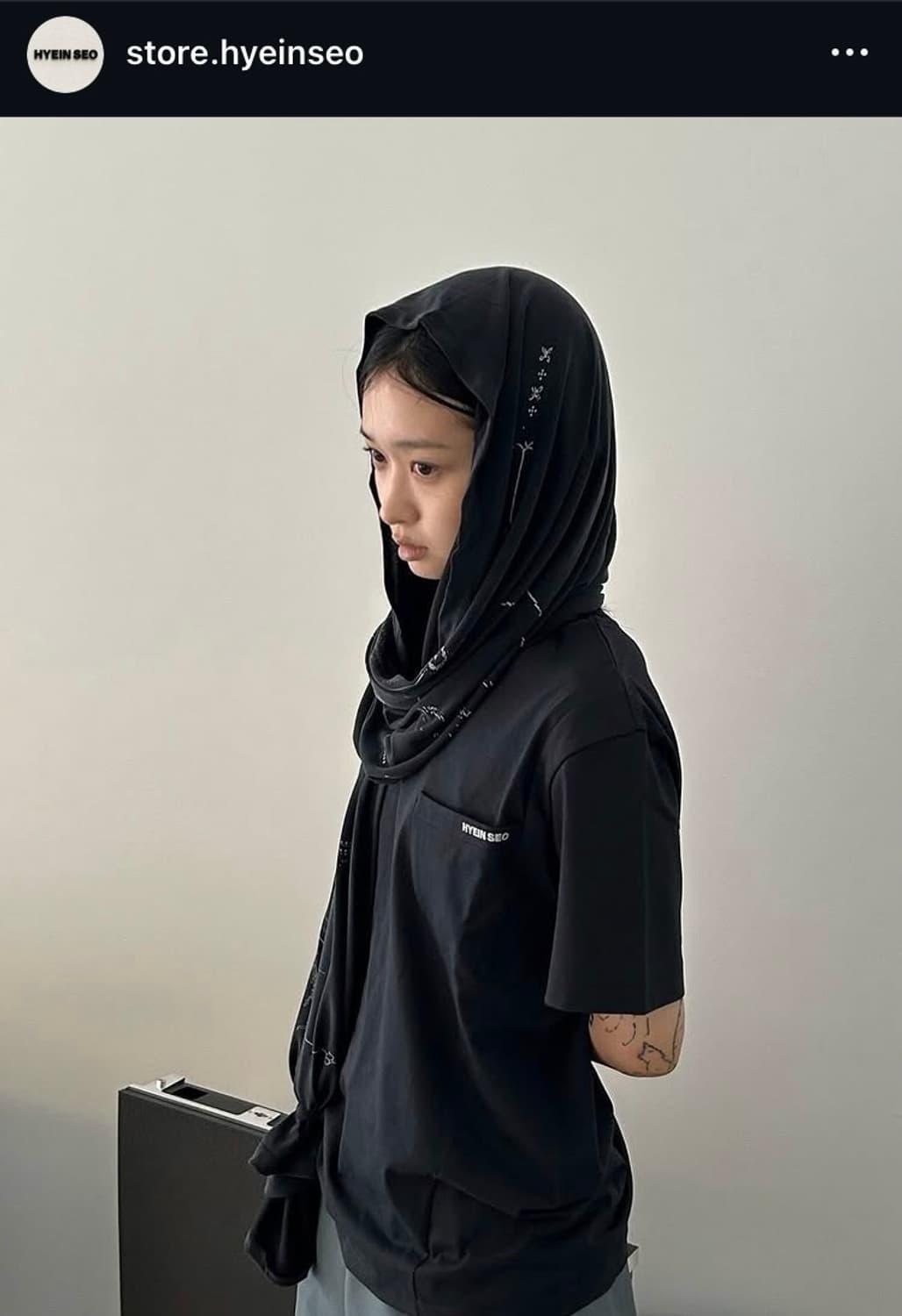 [2] 혜인서 반팔 & 그래픽 스카프 상품이미지4