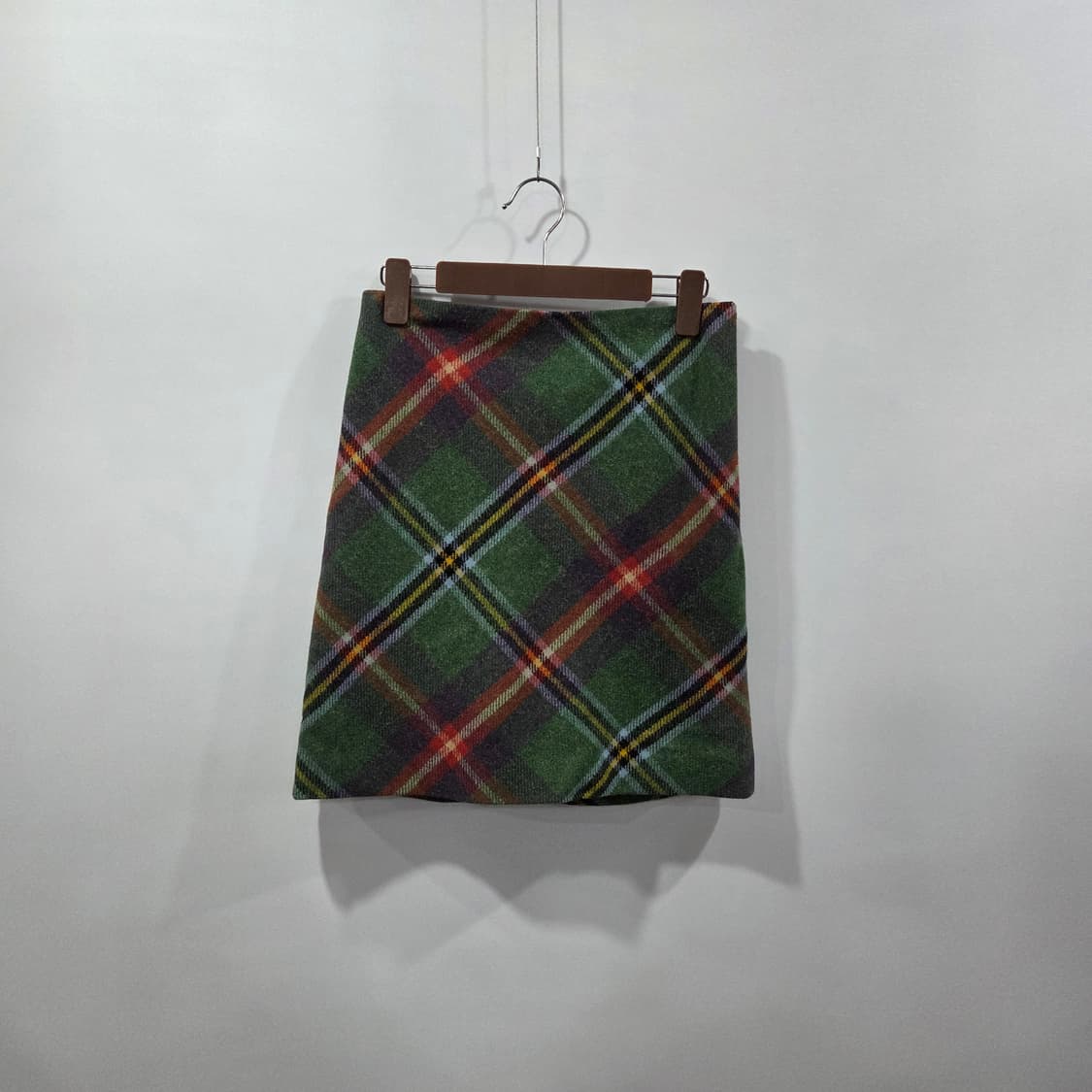 폴로랄프로렌 체크 울 미니스커트 64/92 상품이미지1