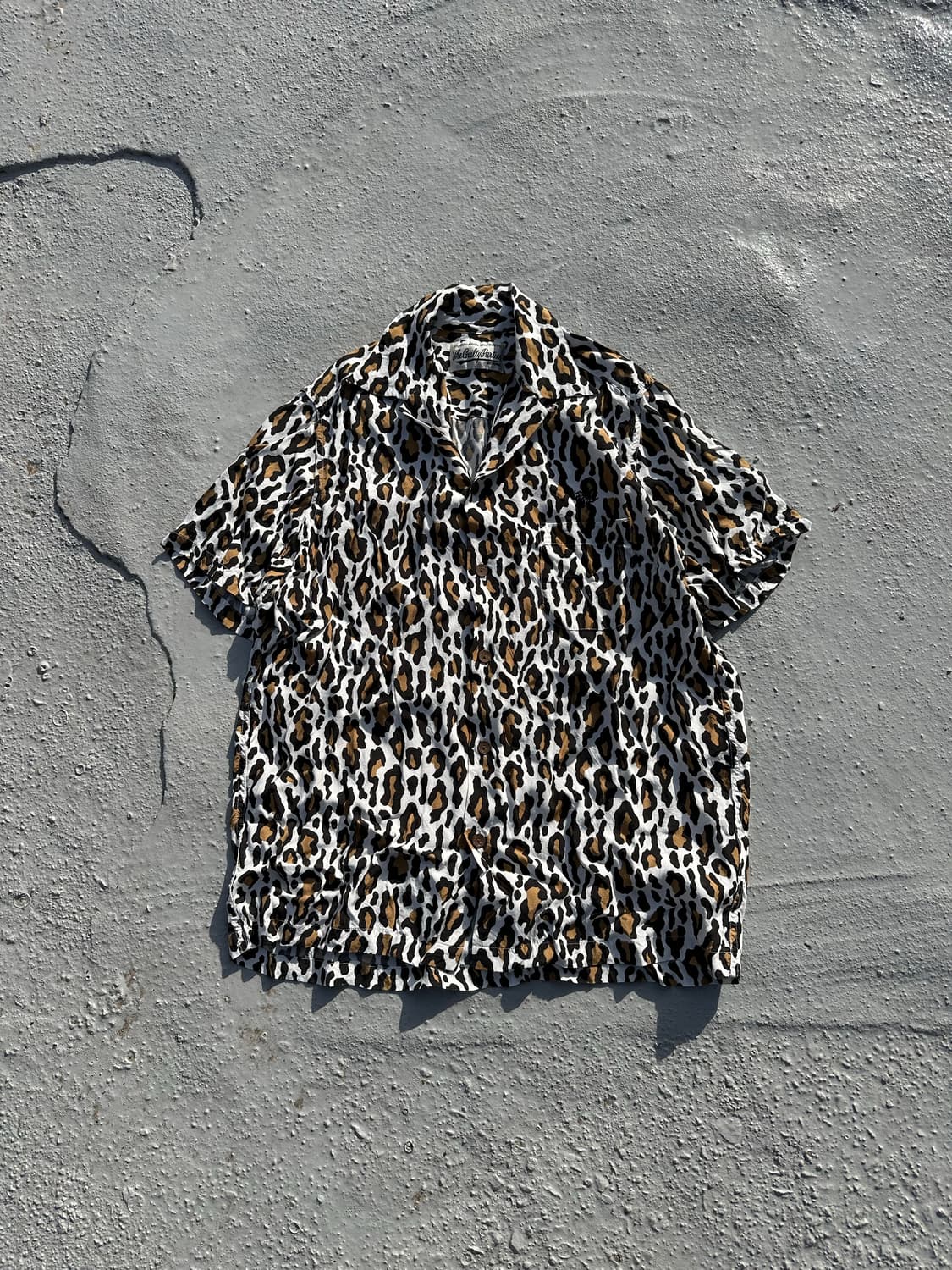 와코마리아 레오파드 레이온 셔츠 m 상품이미지1