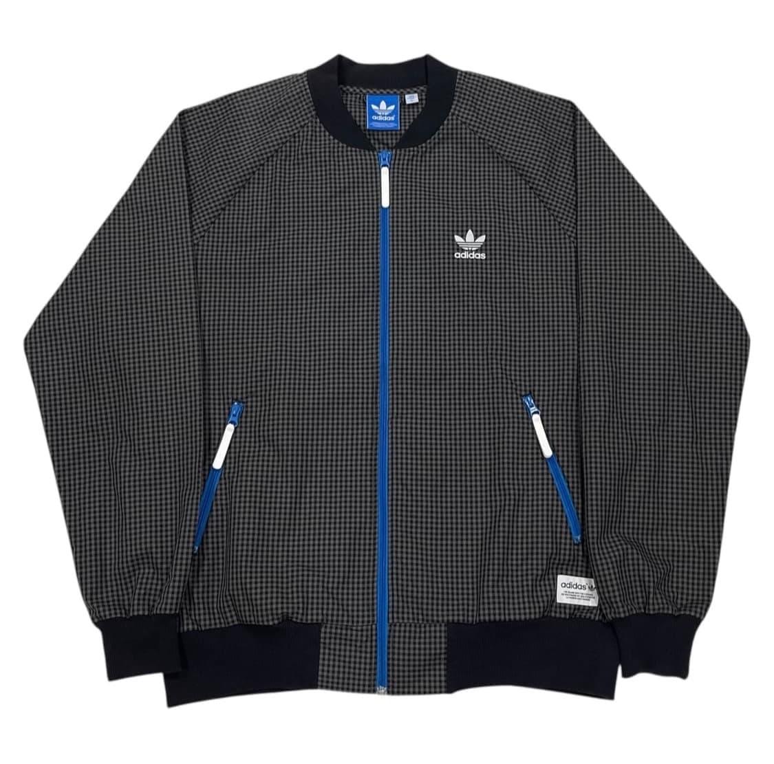 아디다스 파이어버드 체크 트랙탑 블루종 자켓 XL 상품이미지1