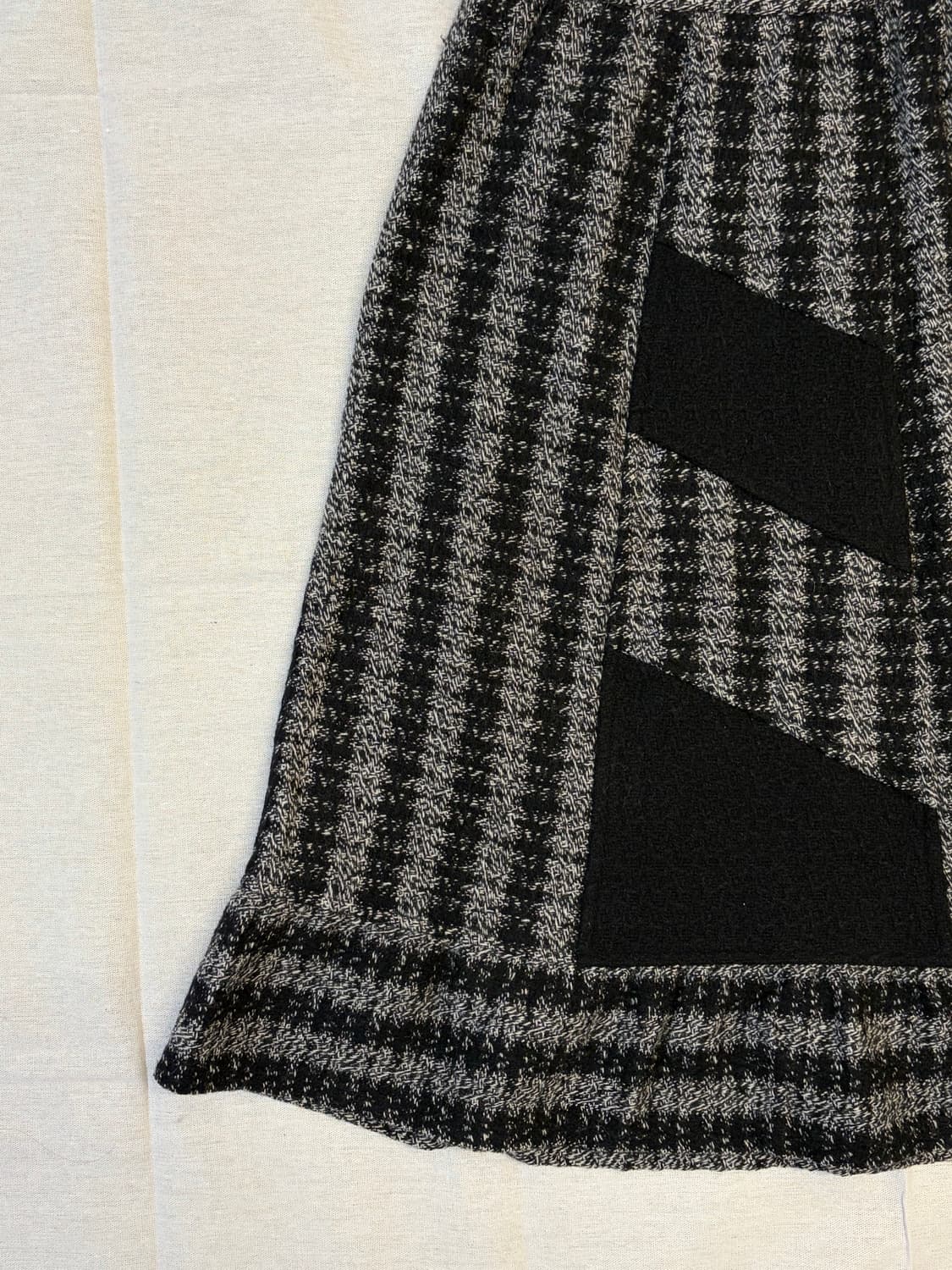 [따뜻] 플레어 체크 롱 스커트  상품이미지6