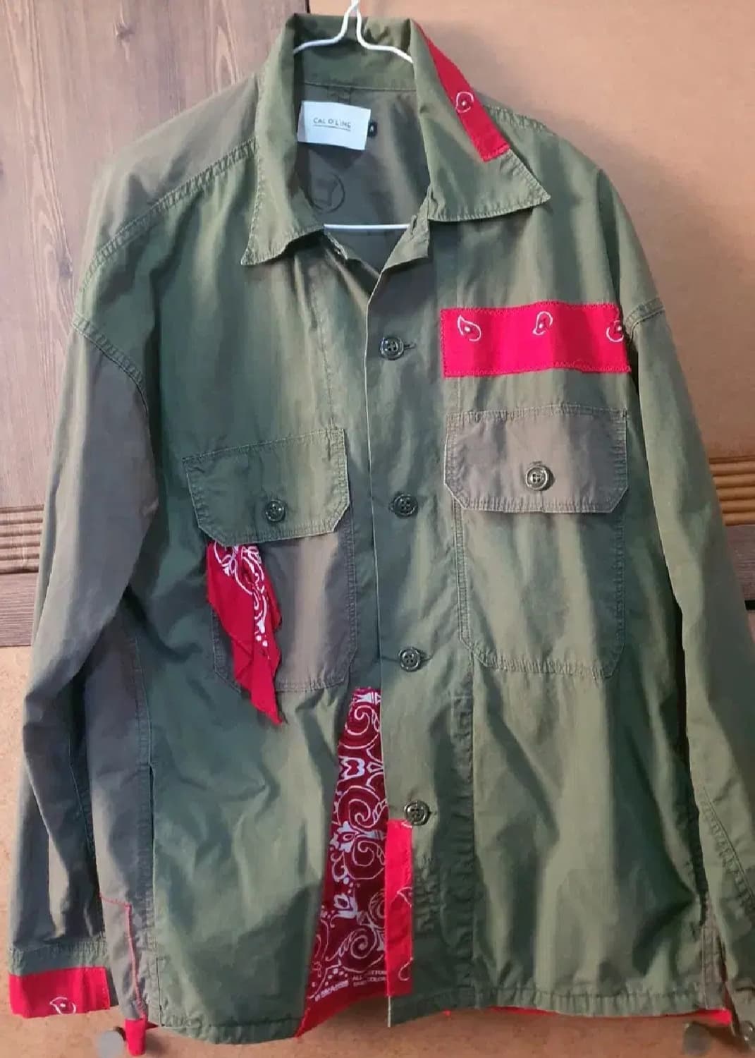 CAL O LINE x KOTAUBO 반다나 유틸리티 셔츠자켓 m사이즈 상품이미지1