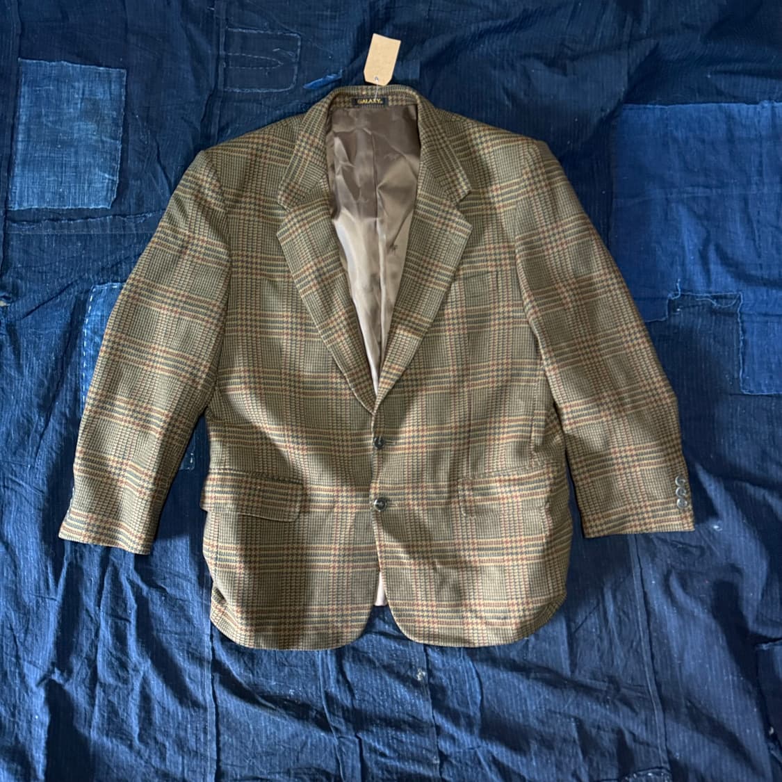 갤럭시 글렌 체크 울 자켓 103-105 상품이미지1