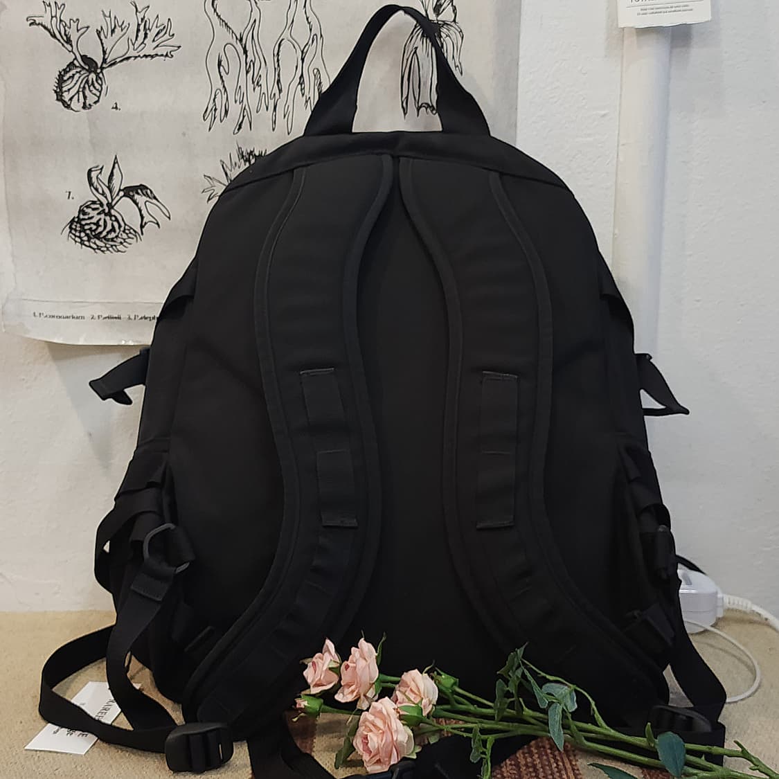 포터 밀리터리 백팩 블랙 포터 가방 상품이미지3